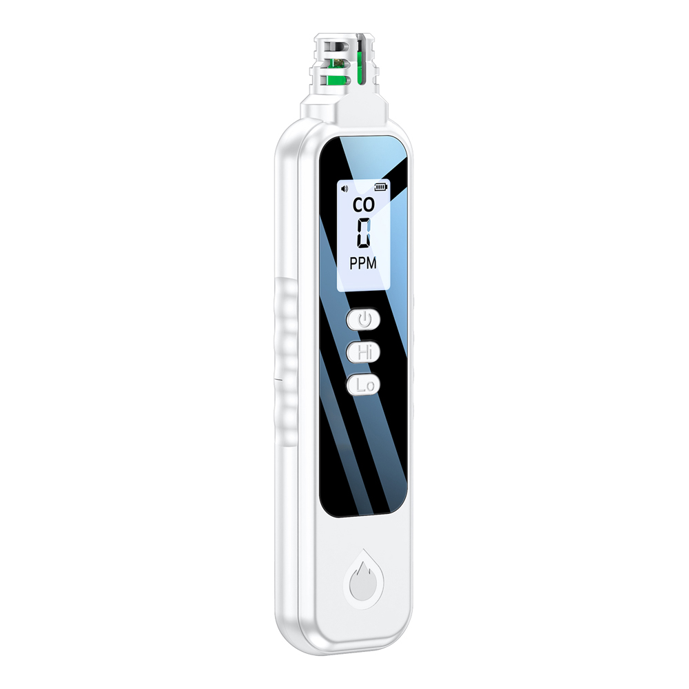 Tragbarer Co-detektor Mit Elektrochemischem Sensor, 1,1-zoll-lcd-bildschirm, Akustischem Und Optischem Alarm Sowie Warnung Bei Niedrigem Batteriestand.