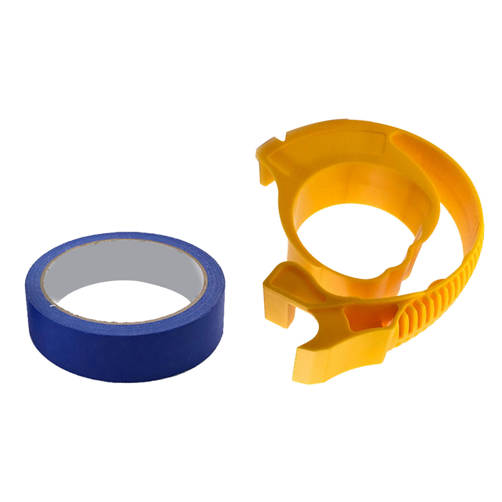 Set Mit Abroller Für Abdeckband, 25 Mm Breit, Flexibel, Wasserfest, Stark Klebendes Malerband Mit Applikator Zur Dekoration