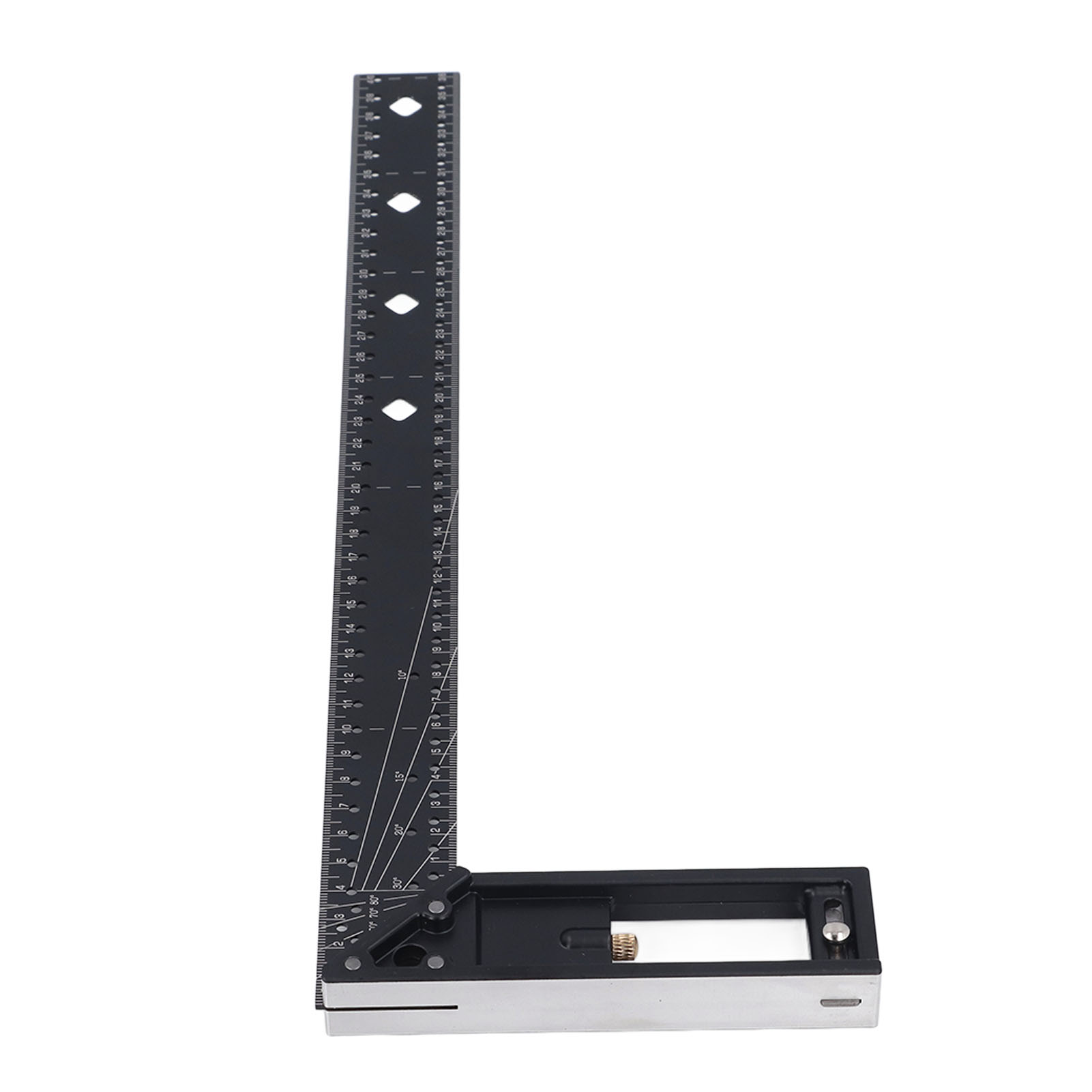 Mehrzweck-winkelmesser 40 Cm (16 Zoll) 45°/90° Für Schreinerarbeiten, Professionelles Anreißlineal Für Holzbearbeitung