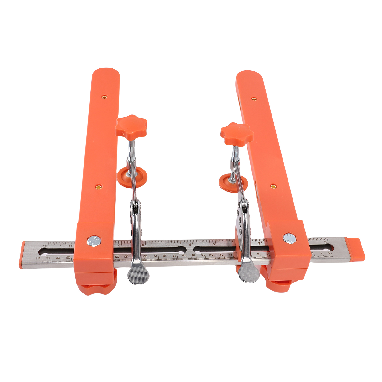 Montagelehren-set Für Schubladenschienen Aus Edelstahl, Klemmbereich 0–4 Cm, Mit Verstellbarer Schiene (1–5 Cm).
