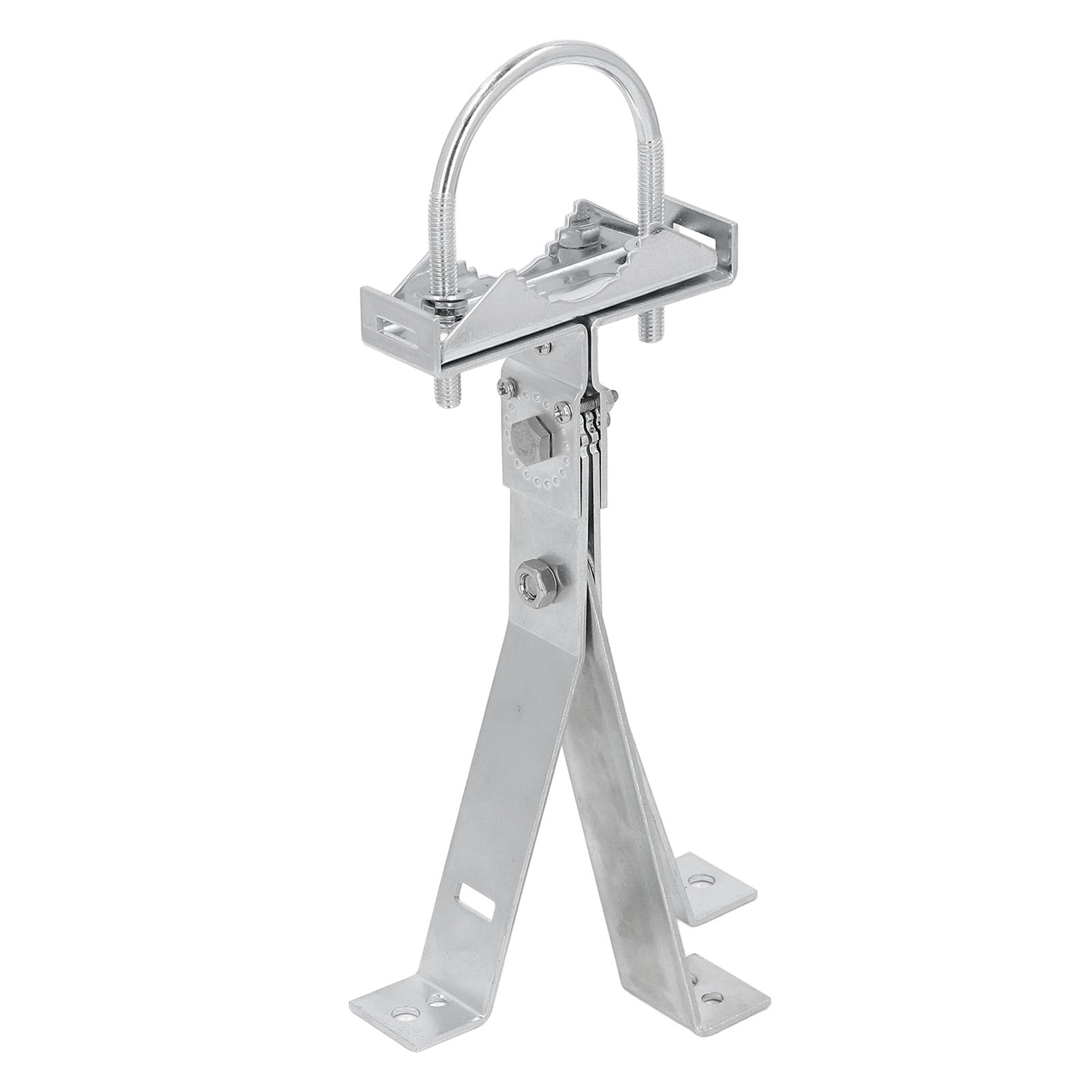 Set Mit 2 Edelstahl-satellitenantennen-montagesätzen Für Außenwand-/dachmasten Und Halterungen