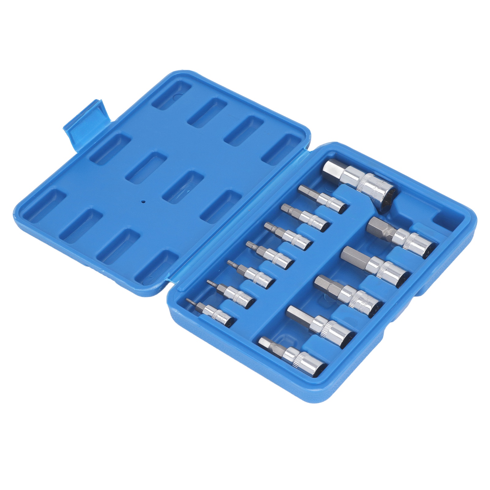Satz Mit 13 Innensechskant-steckschlüsseln (1/4", 3/8", 1/2"), H2 Bis H14 Mm Torx-schlüsselsatz Für Wartungsarbeiten