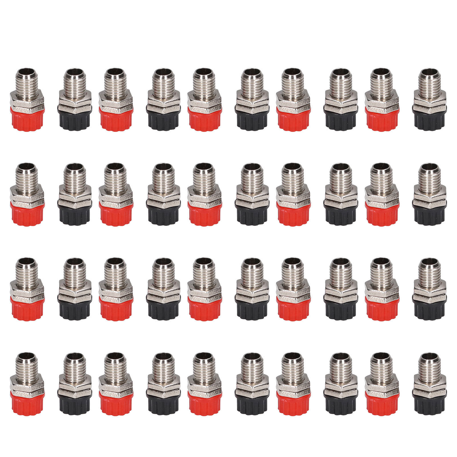 20 Sätze Vernickelter Messing-anschlussklemmen Mit 4-mm-bananensteckern, Zubehör Für Lehrmittel