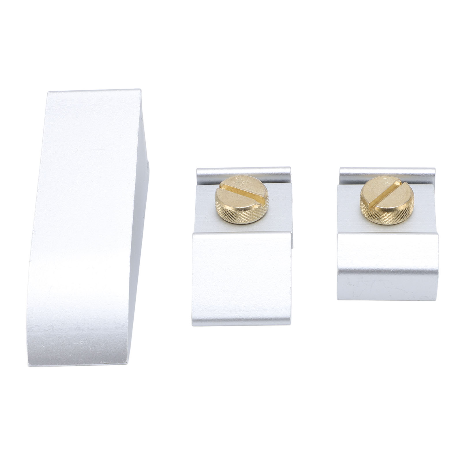 Set Aus 3 Manuellen Schleifpapierhaltern, Trapezförmig, Abgeschrägt, Keilförmig, Aus Aluminiumlegierung Zum Handschleifen