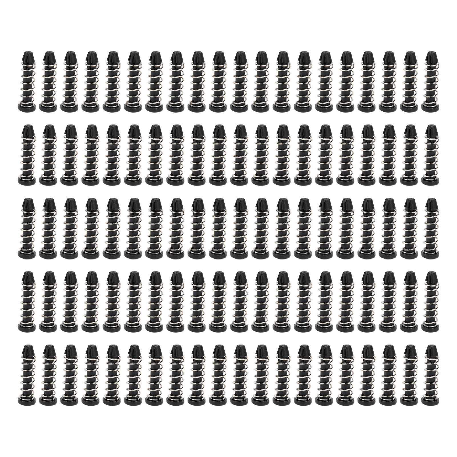 Packung Mit 100 Kunststoff-befestigungsclips Für Kühlkörper (18,6 Mm)