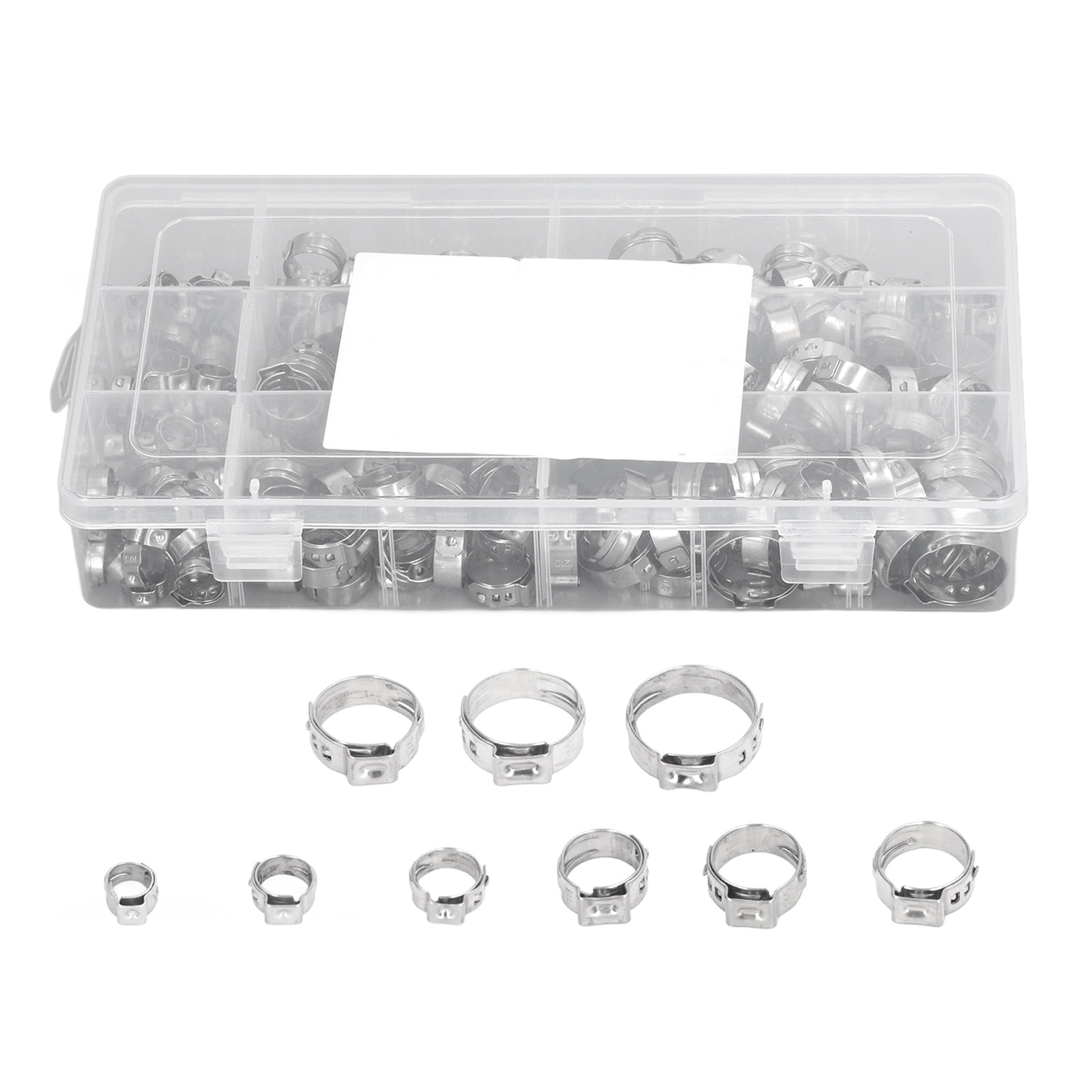 180-teiliges Edelstahl-kraftstoffleitungsschlauchschellen-set, Einzelohrschellen, Zubehör Für Einspritzleitungen