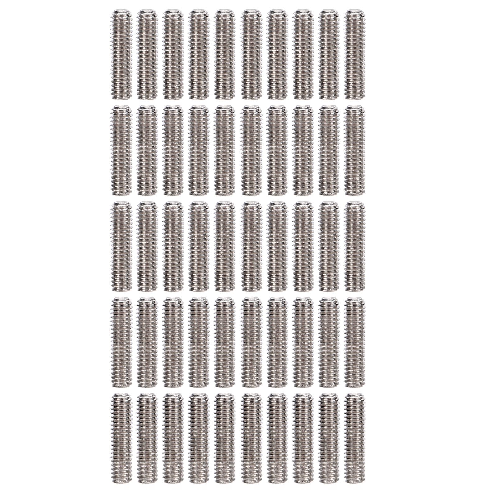Packung Mit 50 A2-70 Edelstahl-gewindestiften, Druckschrauben, Befestigungsschrauben, M2,5x10