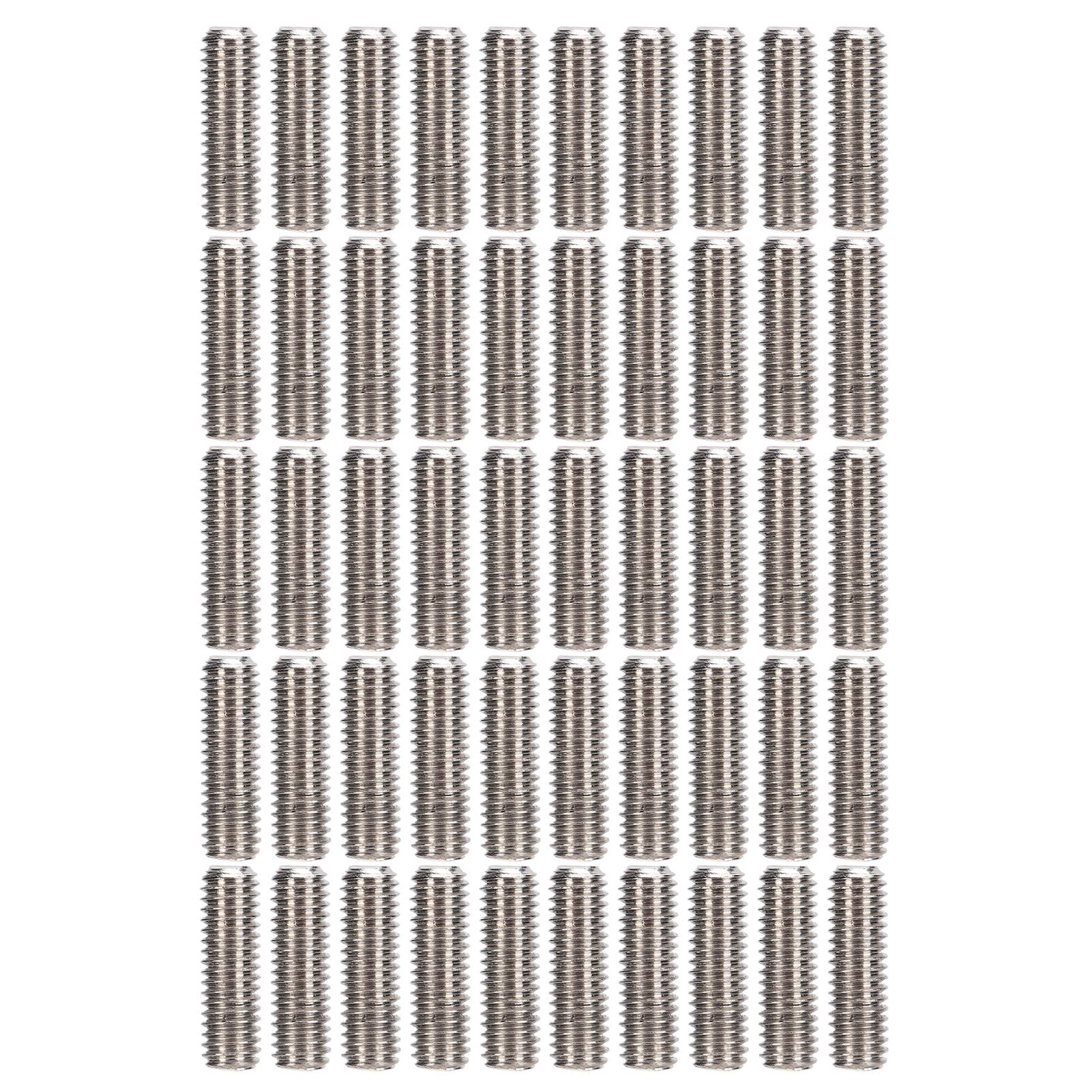 Packung Mit 50 Kopflosen Edelstahlschrauben A2-70, Din 916-schrauben, Die Im Ferramenta-sortiment Enthalten Sind, M3x10