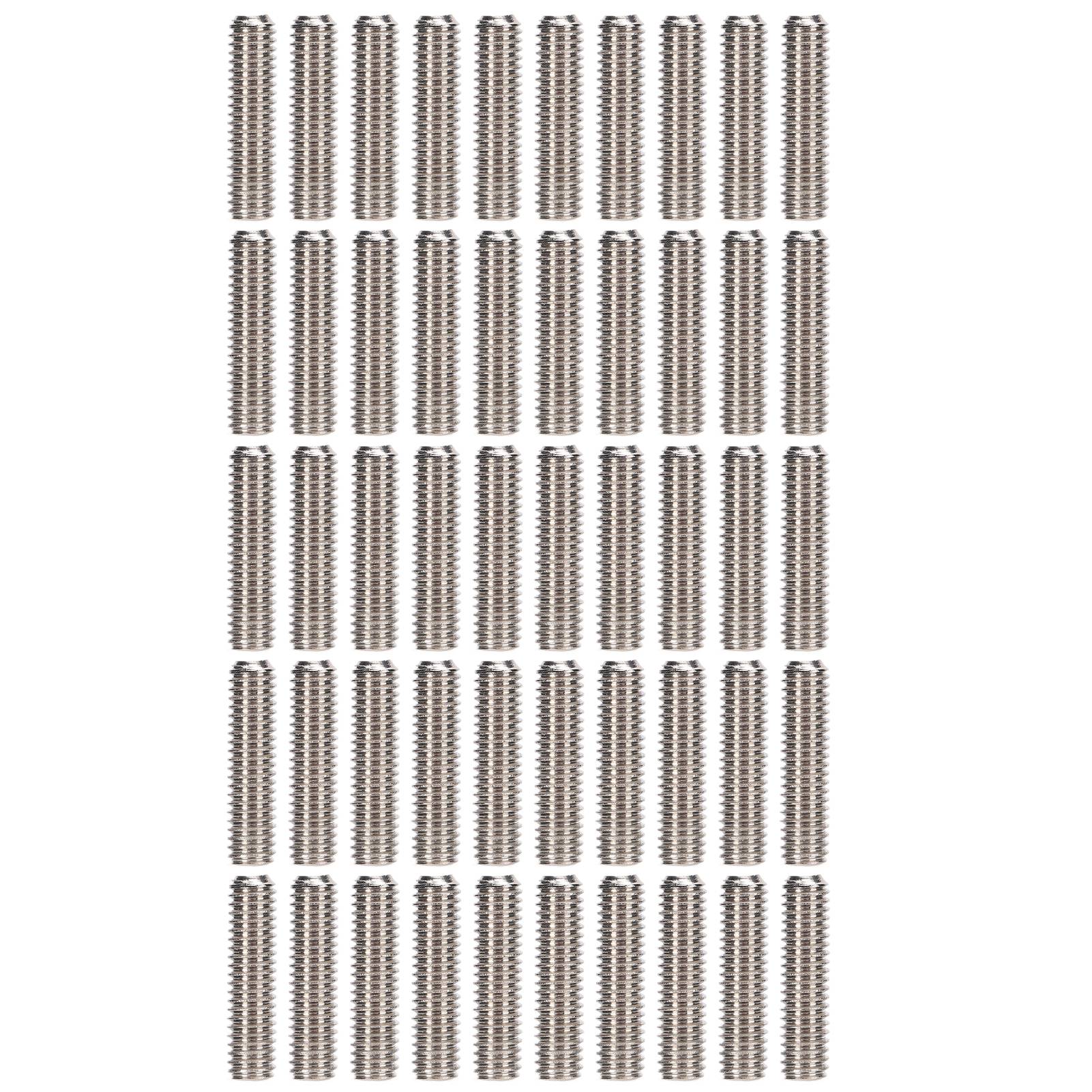 Packung Mit 50 A2-70 Edelstahl-gewindestiften Din 916 M3x12 Für Mechanische Befestigung