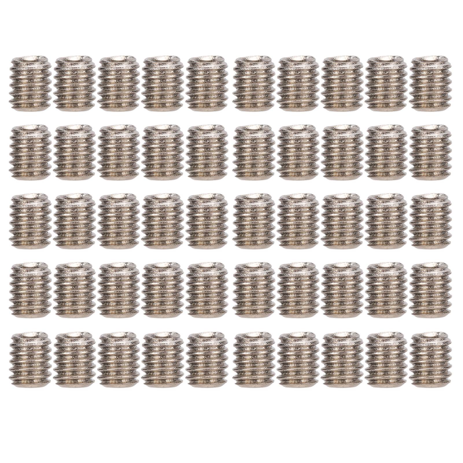 Packung Mit 50 A2-70 Edelstahl-gewindestiften, Druckschrauben, Diverse Befestigungsteile, M2,5x3