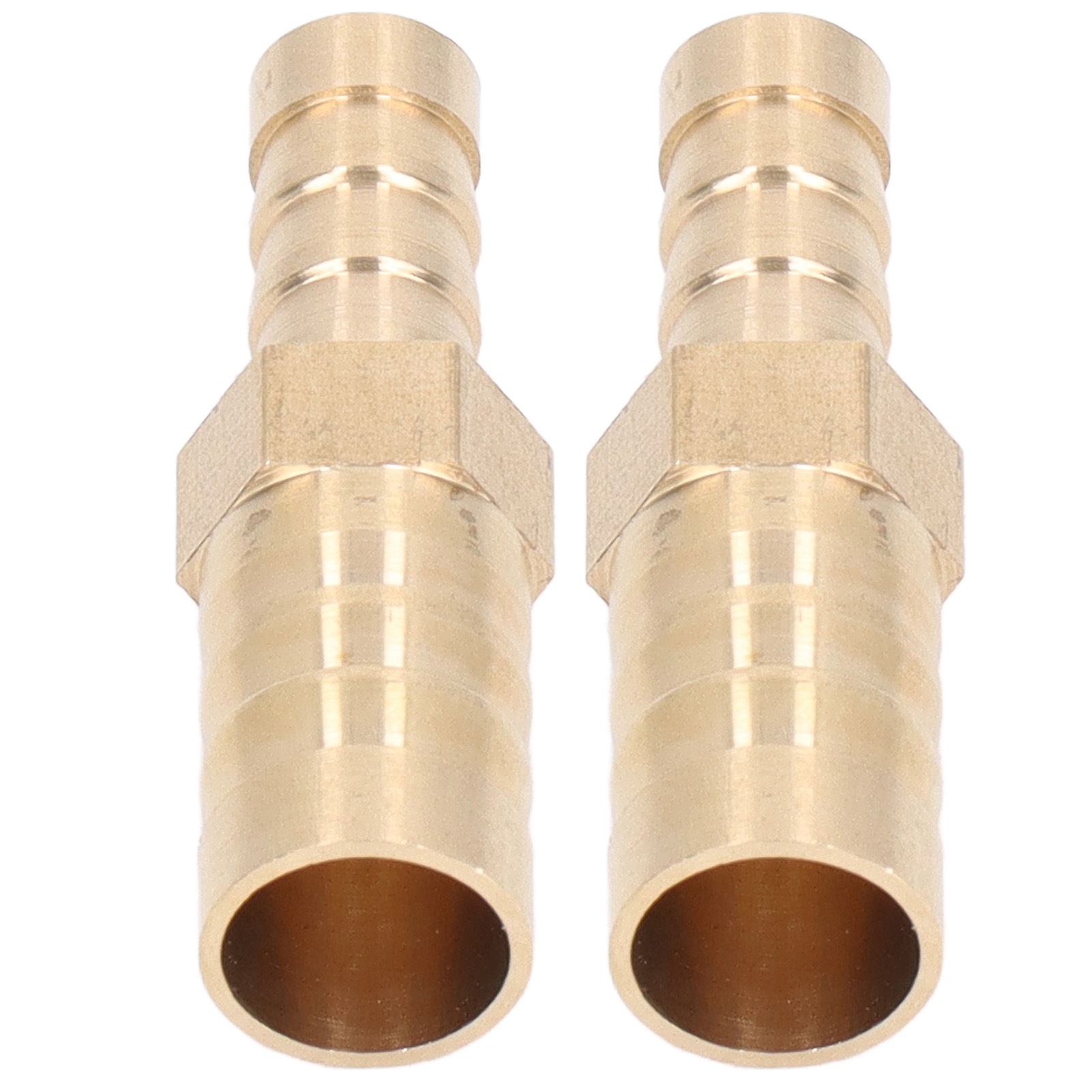 Set Aus 2 Messing-friseurarmaturen Zur Reduzierung Des Schlauchdurchmessers Von 12 Mm (1/2 Zoll) Auf 8 Mm (5/16 Zoll)