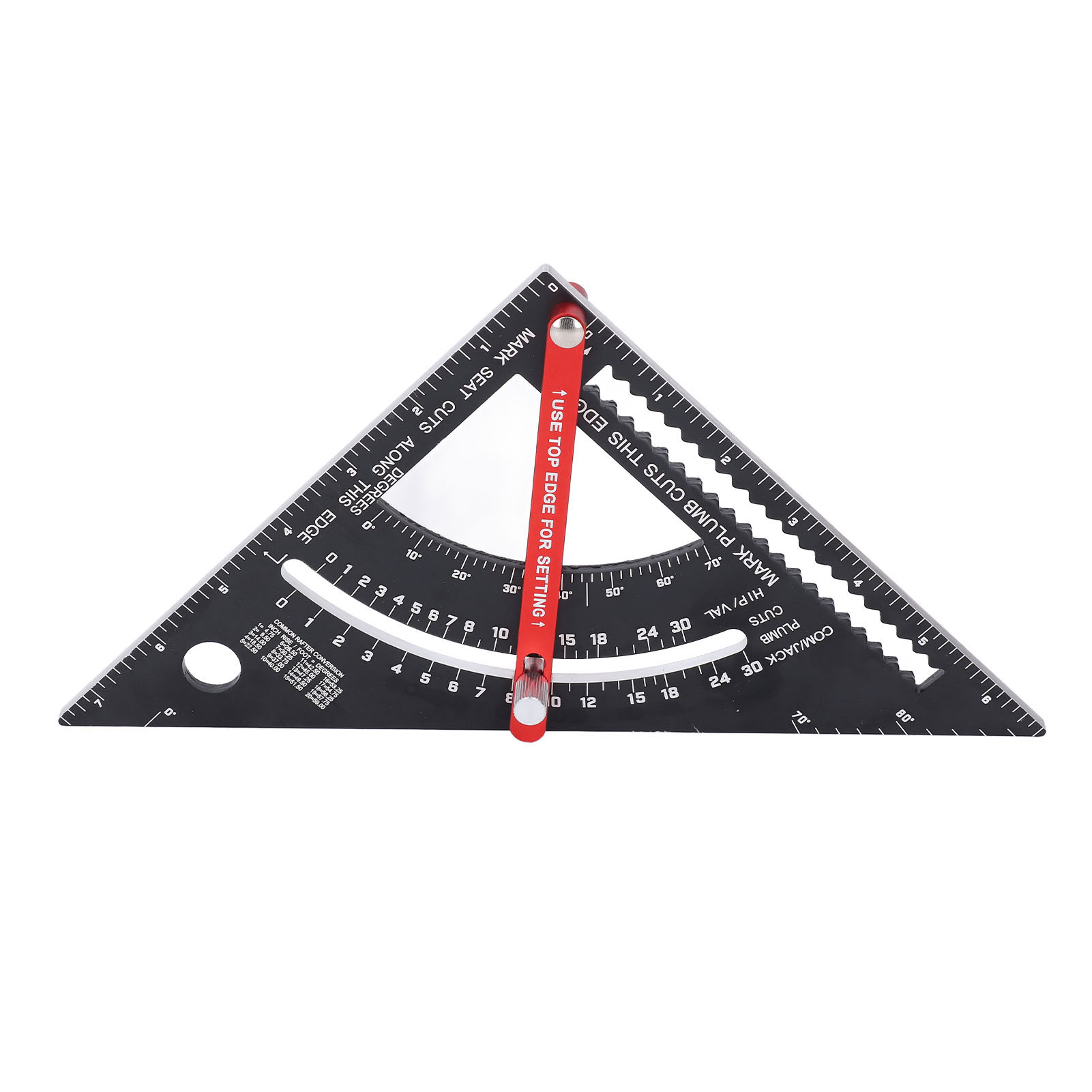17,78 Cm Zimmermannswinkel, Aluminiumlegierung, 70° Verstellbar, Kombinationsmetall, Falscher Sperling, Für Holzbearbeitung