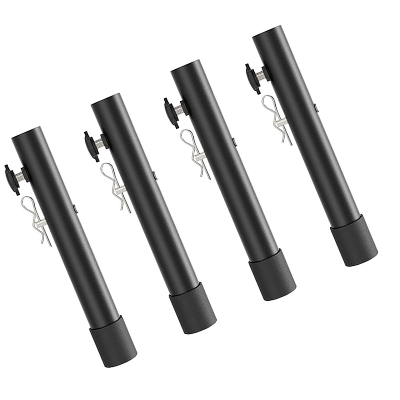 Set Mit 4 Klappbaren Tischbeinen Aus Edelstahl, Thekenhöhenverlängerungen, Typ A, 44 Cm