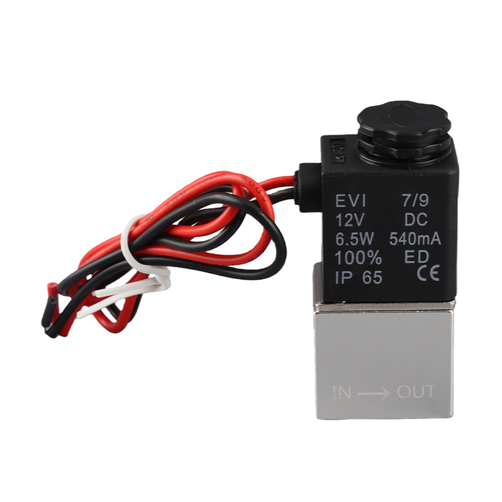 Schnellwirkendes Magnetventil Für Wasser, Luft Und Öl, 2 Positionen, 2 Wege, Gehäuse Aus Aluminiumlegierung, 12 V Dc, G1/4 Zoll