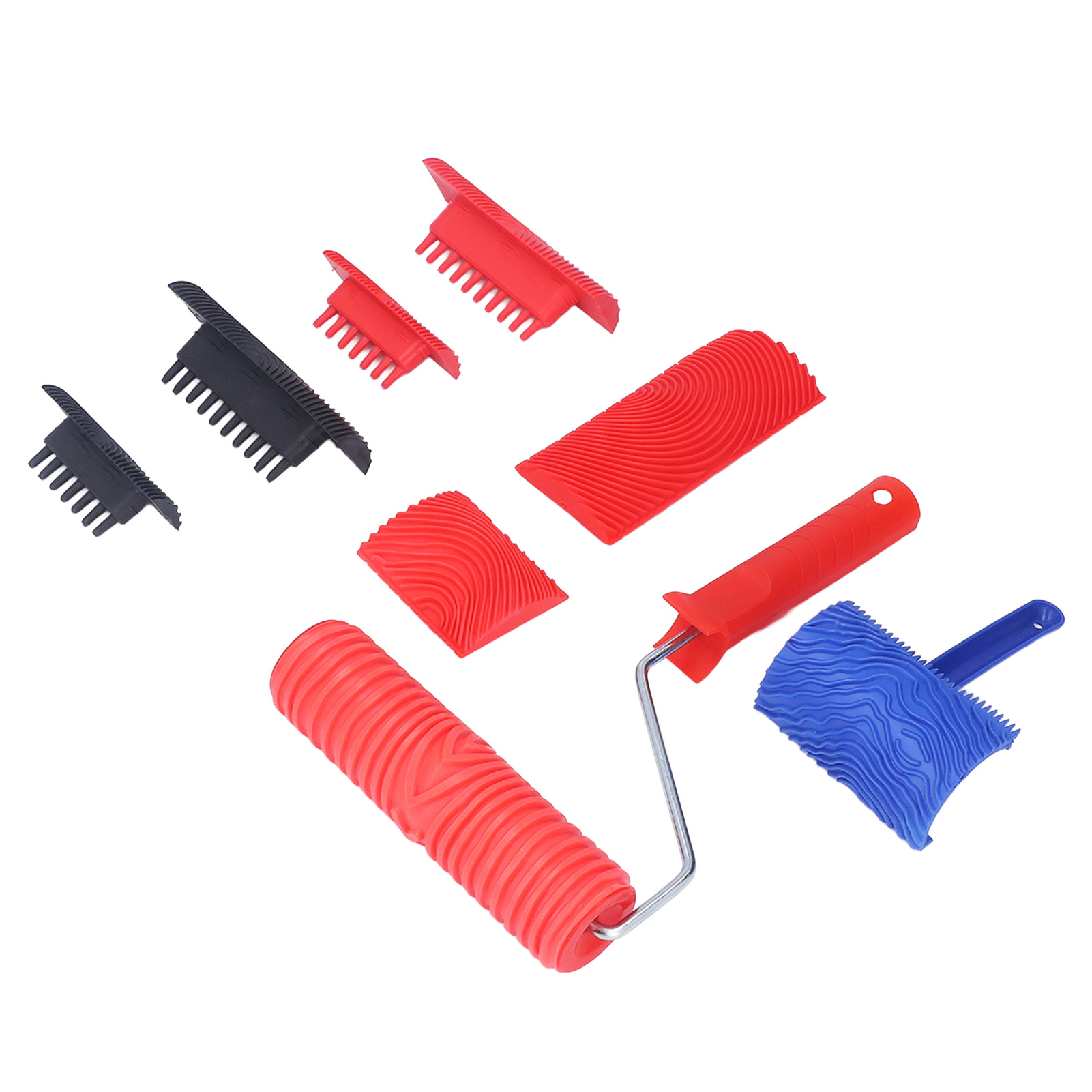 Werkzeug Zur Erzeugung Einer Holzmaserung Aus Gummibaumholz Mit Praktischer Holzstrukturrolle Für Die Diy-wand-, Boden- Und Möbelgestaltung