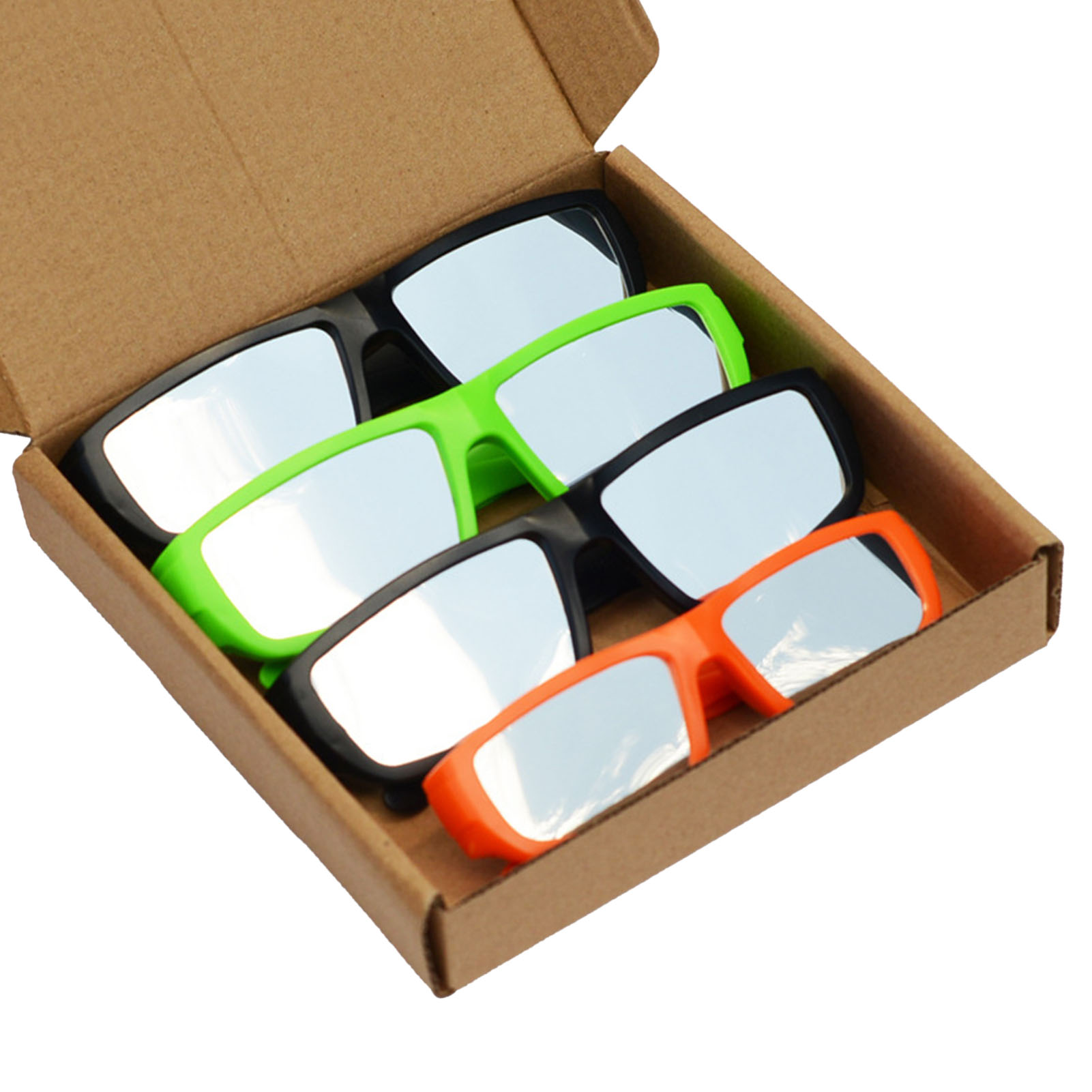 Set Mit 4 Abs-kunststoff-sonnenfinsternisbrillen Für Die Direkte Sonnenbeobachtung Und Zum Schutz Der Augen