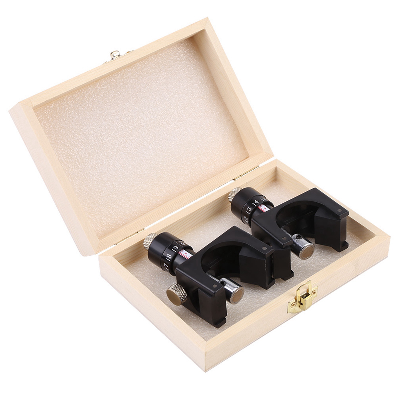 2-teiliger Magnetischer Hobelmesser-einstelllehre, Einstellbarer Spalt, Holzbearbeitungswerkzeug