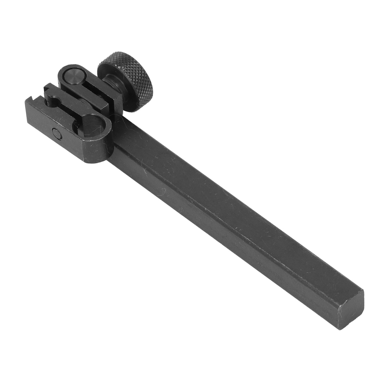 Rechteckige Messuhrhalterung Aus Aluminiumlegierung Mit Schwenkdorn Und Verlängerungsstange 9x9x100 Mm