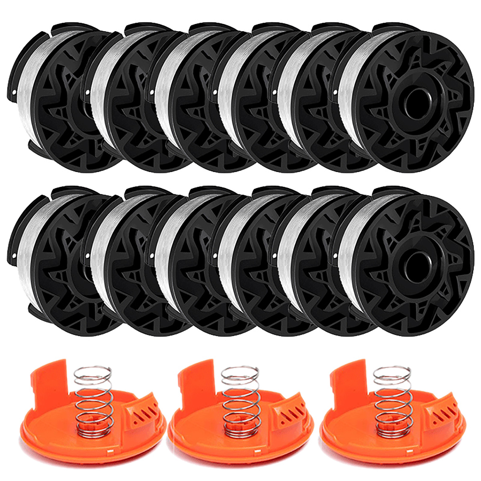 Af-100 Trimmerkopfspule, Ersatzspule Für Freischneider, 1,65 Mm (0,065 Zoll) Transparenter Faden, 9,14 M (30 Fuß) Nylon-verlängerung, Kompatibel Mit Den Meisten Freischneidern