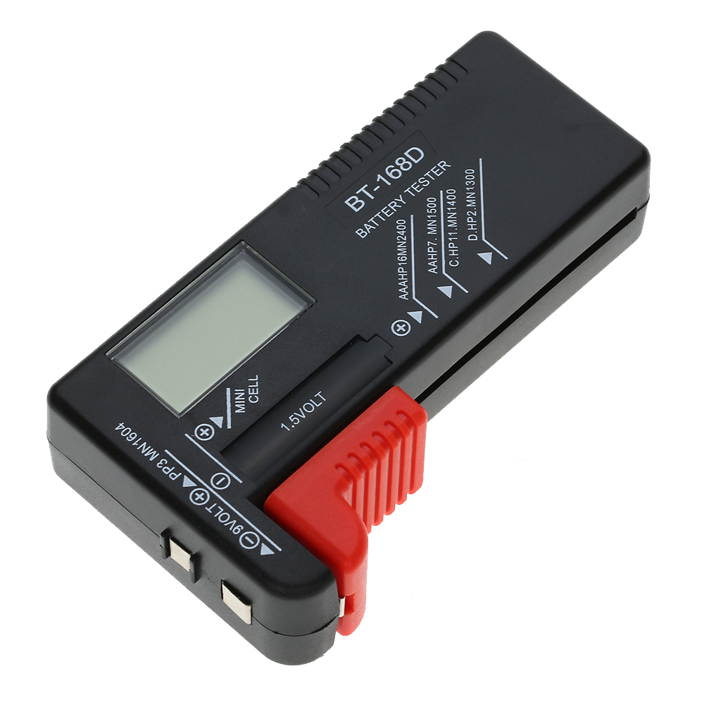 Universeller Batteriespannungstester Für Aa/aaa/c/d/9v/1,5v-batterien Mit Digitalanzeige