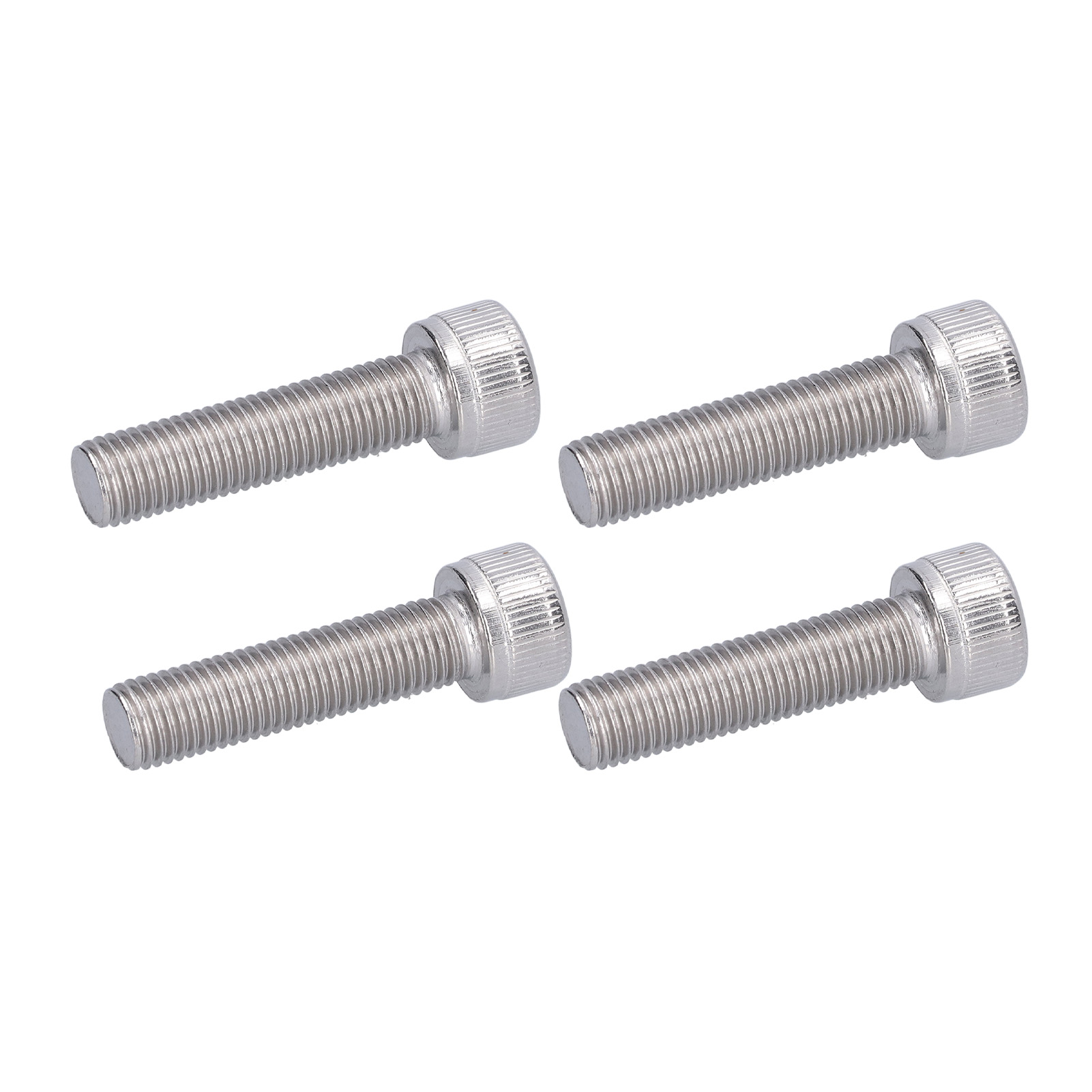 Satz Mit 4 M10x40 Innensechskantschrauben, Edelstahl A2-70, 1,25 Mm Feingewinde, Din 912 Schrauben