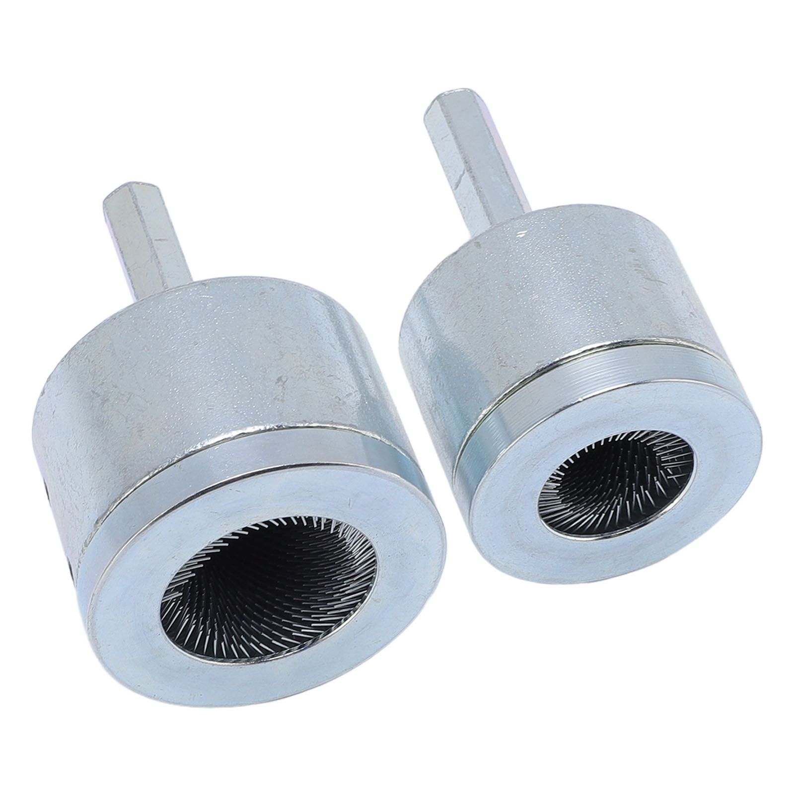 Set Mit 2 Reinigungsbürsten Für 1/2 Und 3/4 Zoll (15 Mm Und 22 Mm) Kupferrohre, Legierter Stahl, Für Handbohrmaschinen Und Den Industriellen Einsatz Durch Professionelle Installateure
