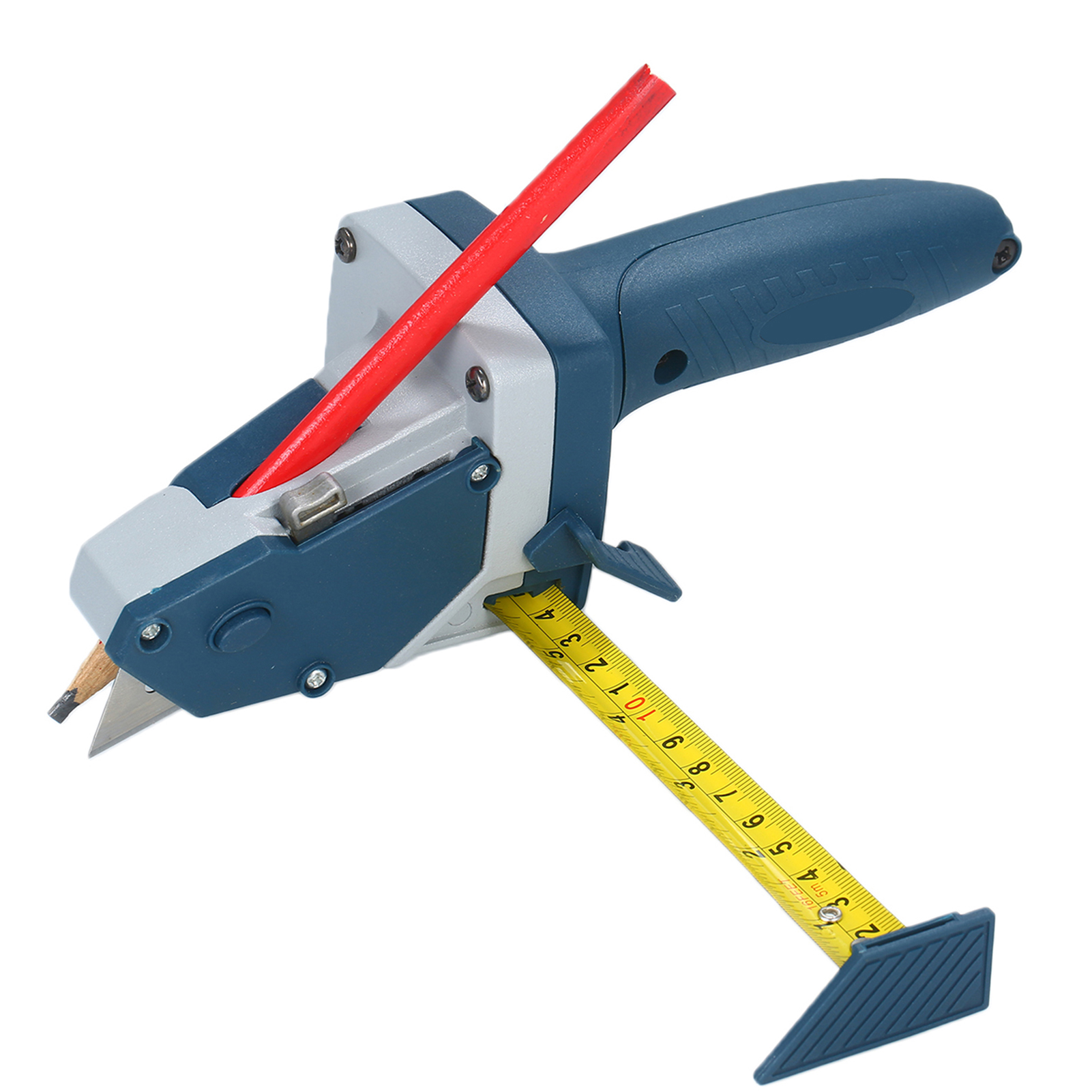 All-in-one-werkzeug Zum Schneiden Von Gipskartonplatten Mit Maßband Und Cutter, Zum Markieren Und Schneiden Von Placoplâtre, Schindeln, Dämmstoffen, Fliesen, Teppichböden Und Schaumstoffplatten