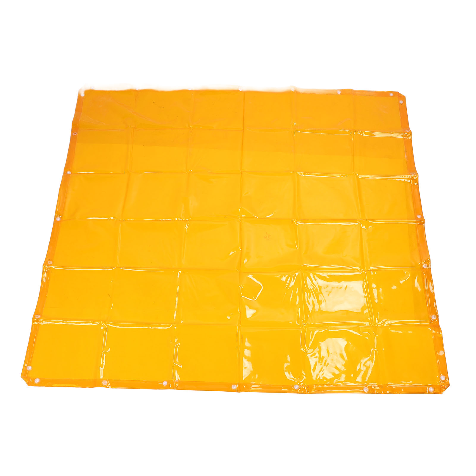 Schweißerschutzvorhang 1,74 X 1,74 M Oder 5,7 X 5,7 Ft, Polyethylen, Flammhemmend, Uv-beständig (index 6), Schweißerschutz, Orange