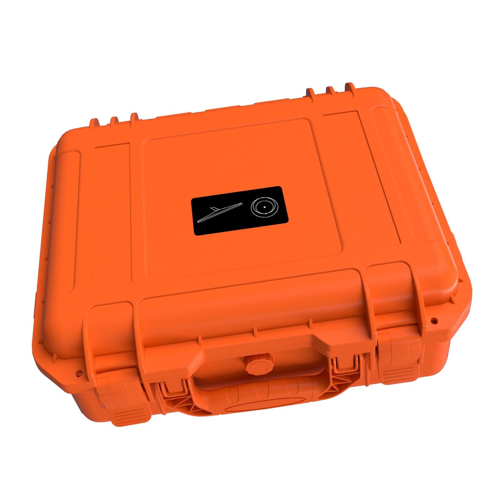 Tragbarer Hartschalenkoffer Für Mini-antenne Und Zubehör, Wasserdicht (ip67), Mit Sicherheitsschloss, Orange