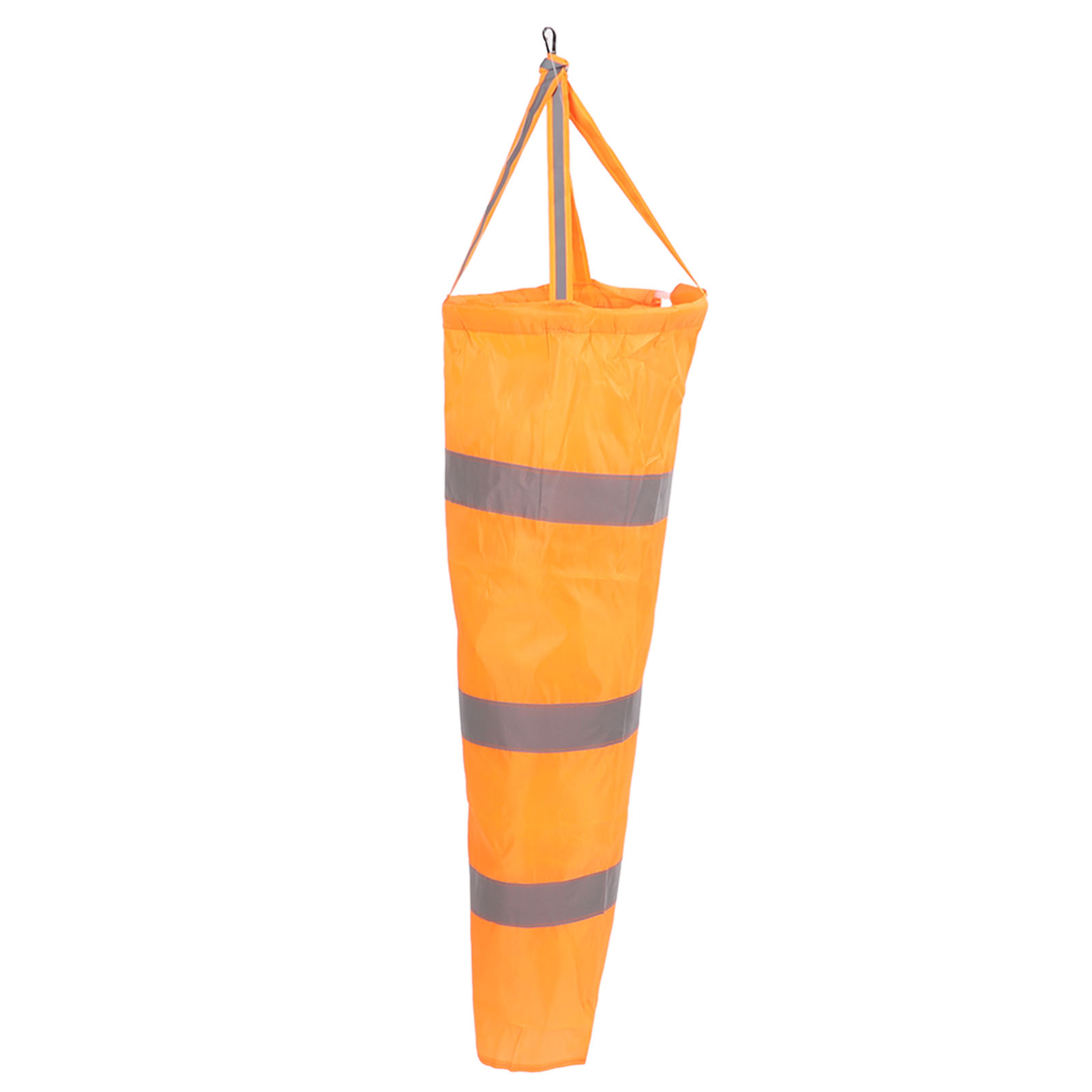 Windsack Mit Orangefarbenem Windindikator, Polyester, 80 Cm, Für Den Außenbereich, Flughafen, Reflektierend