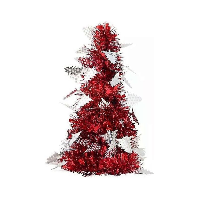 Mini Sapin De Noël De Bureau - Petite Décoration Rouge Pour Hôtels