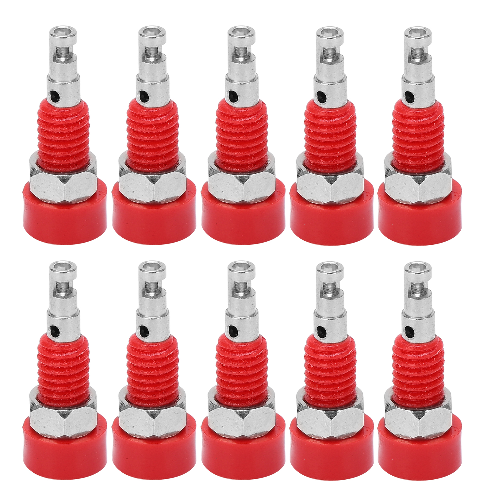 Packung Mit 10 Stück 2-mm-bananenbuchsen-adapterplatinen (mini-anschlüsse) Für Elektronische Geräte, Rot