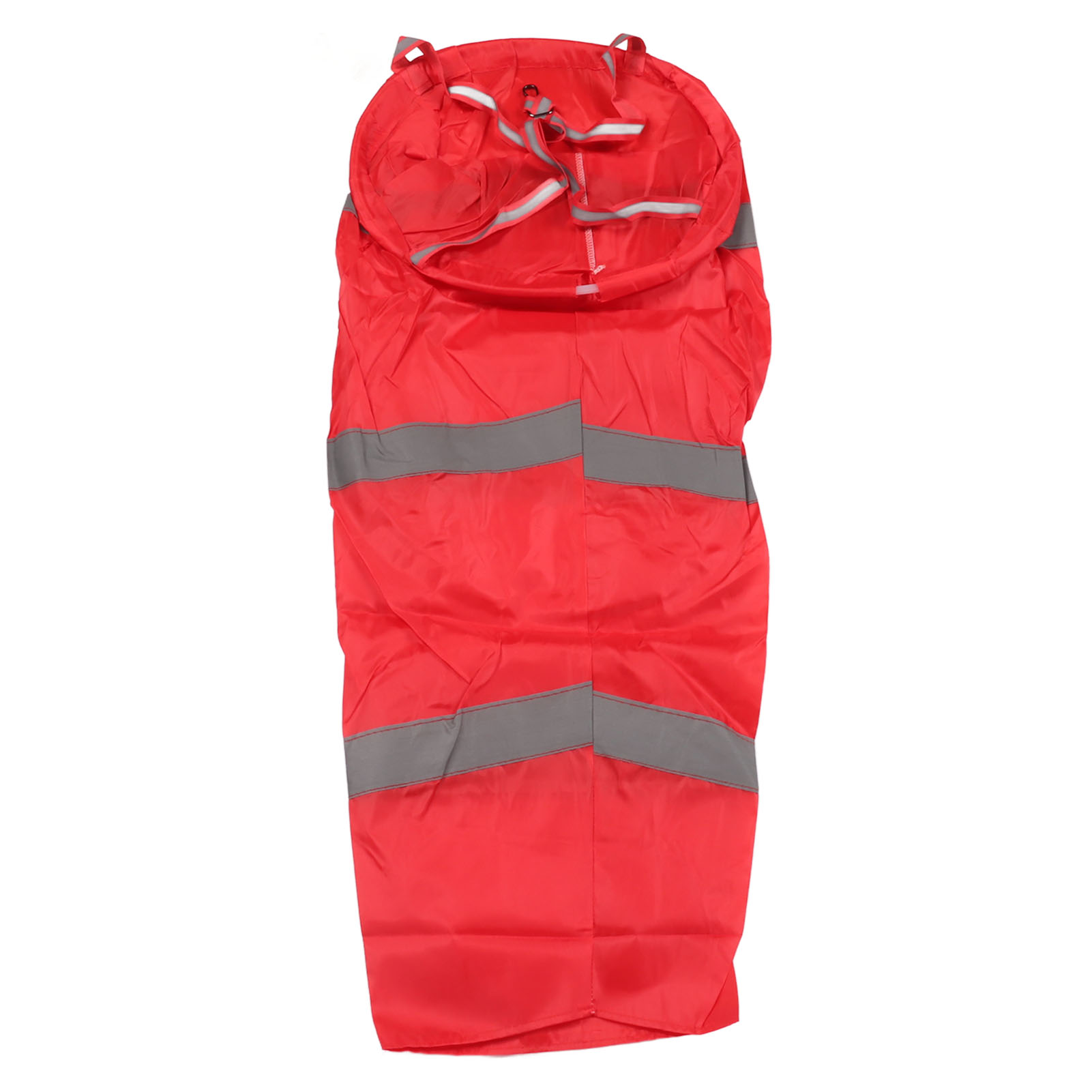 Leichter, Strapazierfähiger Windsack Aus Polyester Zur Anzeige Der Windrichtung Im Freien, Z. B. In Der Landwirtschaft Oder Industrie. Rot, 100 Cm, Reflektierende Ausführung.