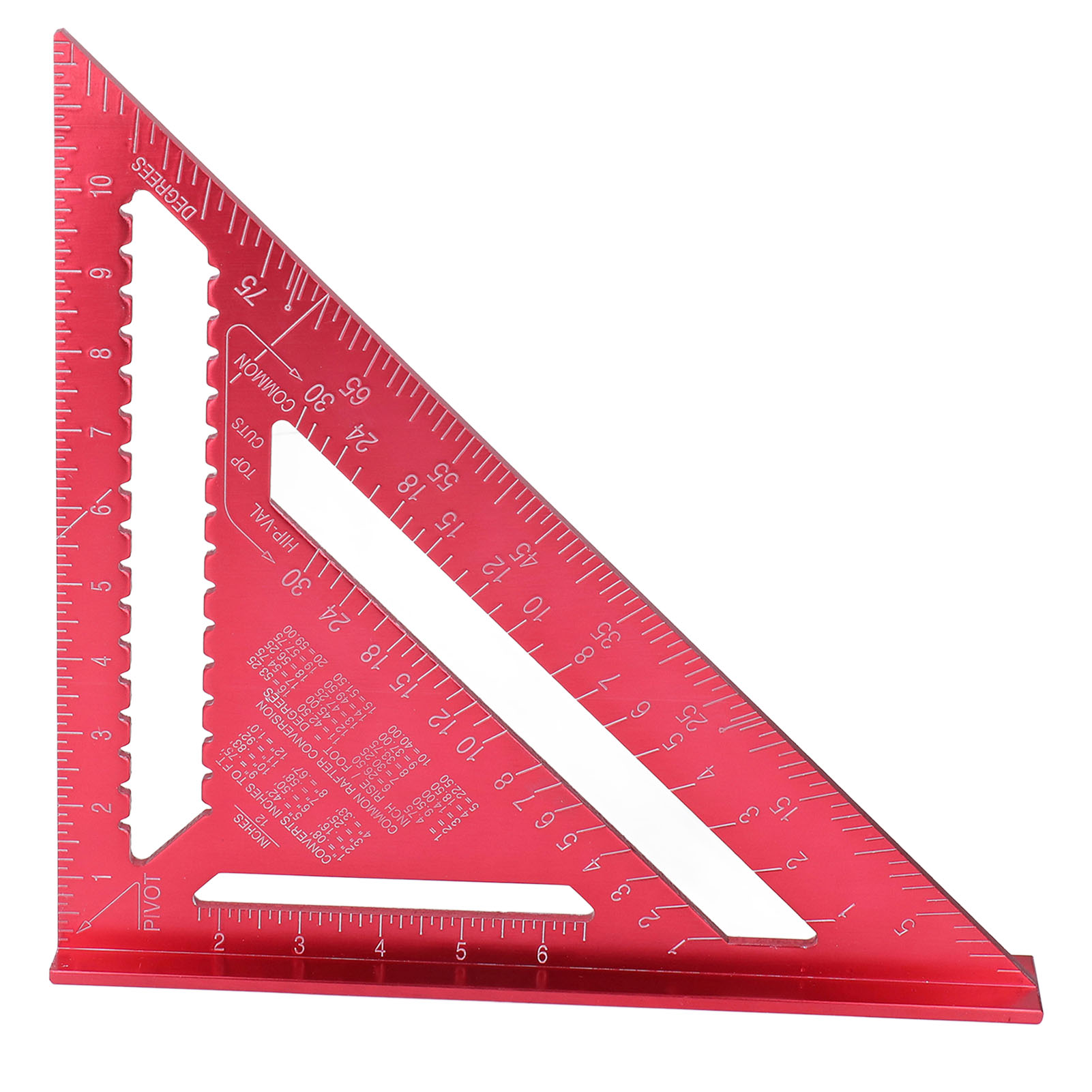 Eckverbinder Aus Rotem Aluminium Und Holz, Rostfrei, Mit Sauberer Gravur Für Möbel Und Schneidarbeiten.