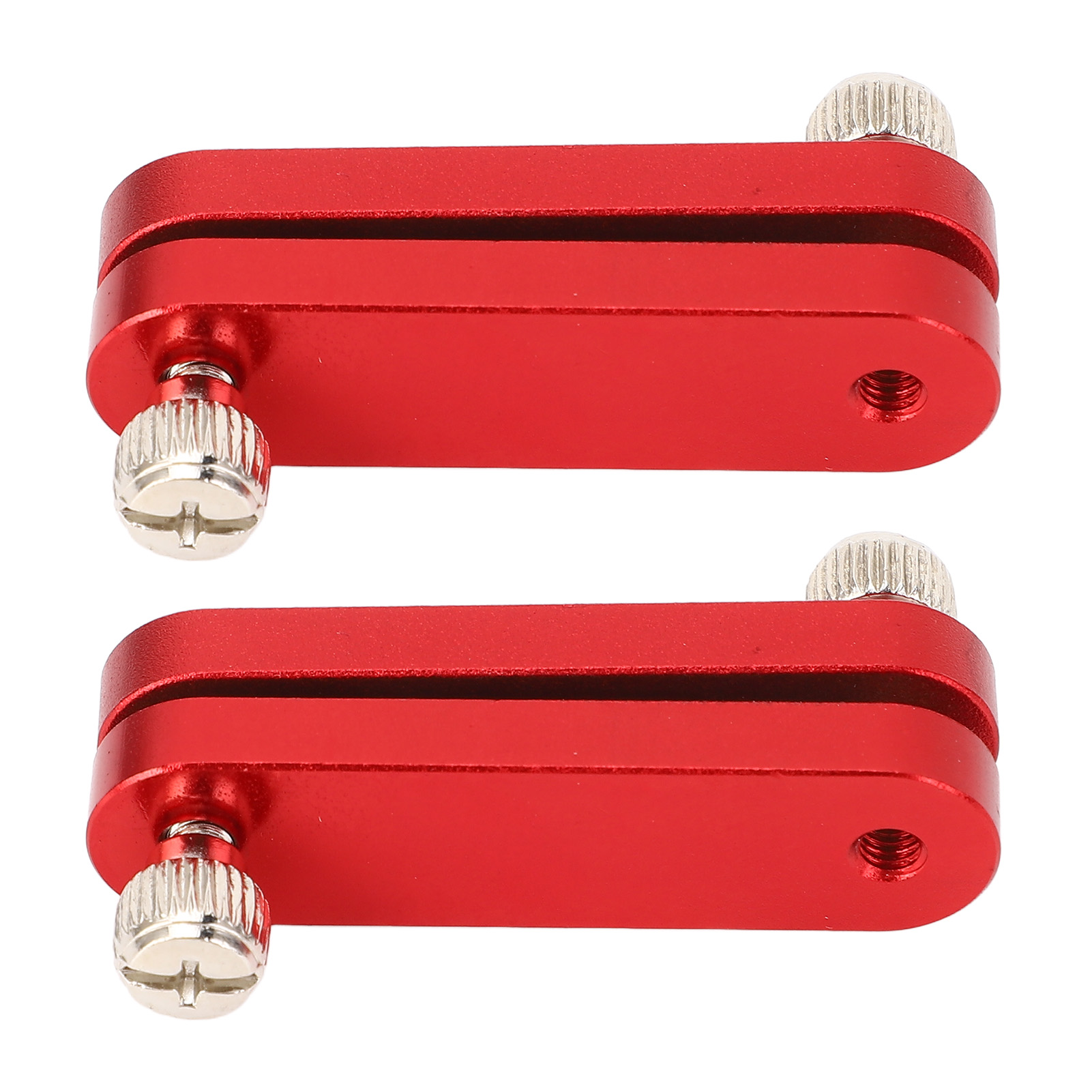 Stück Positionierlineal-anschlag Aus Aluminiumlegierung, Verstellbarer Lineal-begrenzungsblock, Rot