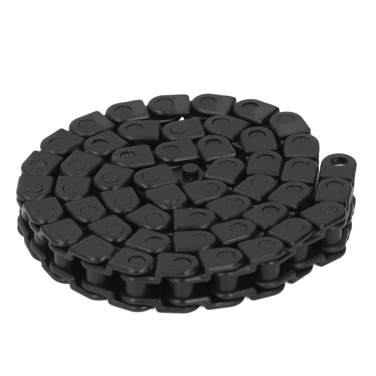 Schwarze, Flexible Kabelkette Aus Pc-kunststoff, 8 Mm Kabelträger, 400 Mm Teilung, 50 Glieder Lang
