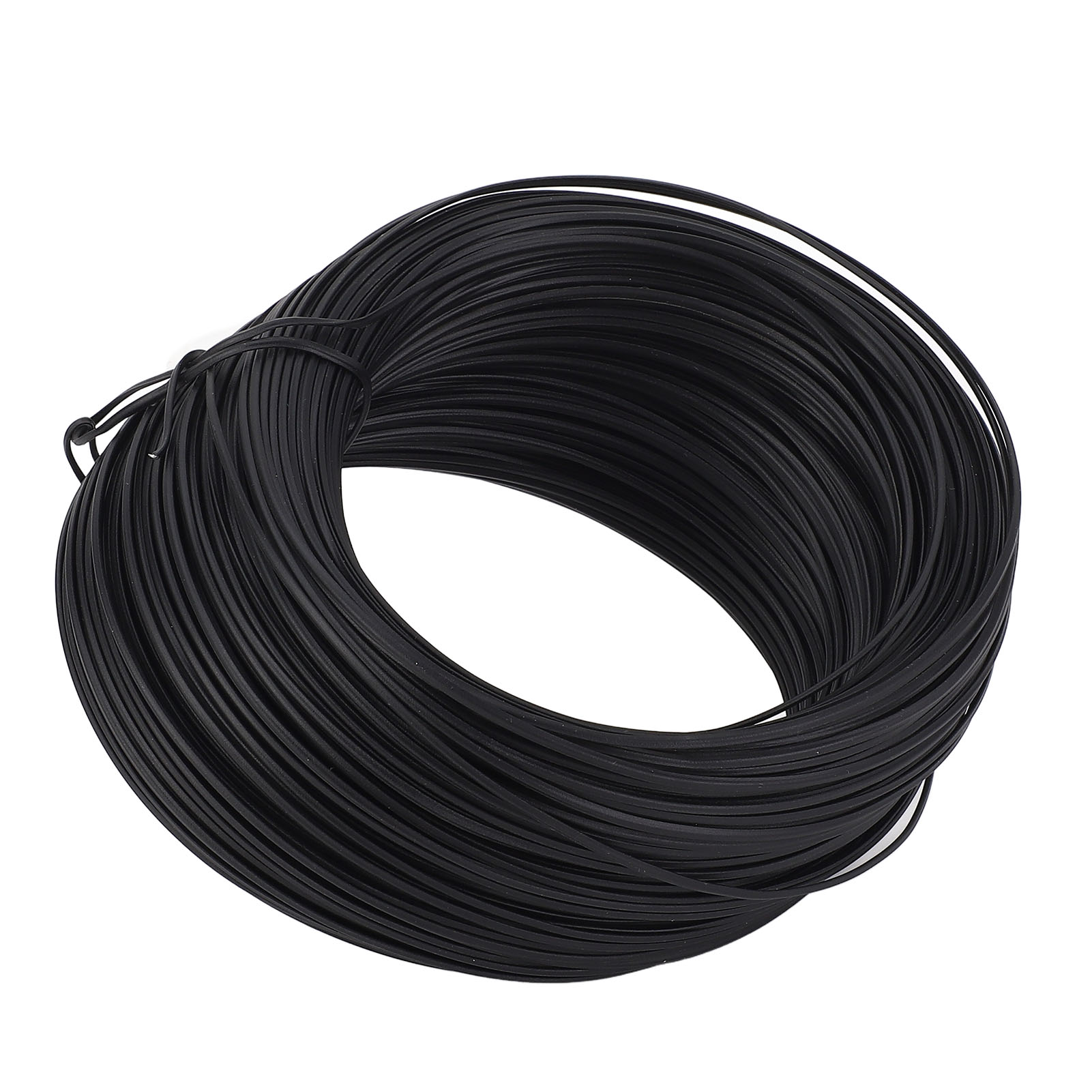 Flachbeton-bindedraht, 0,55 Mm, 85 M Lang, Verzinktes Eisen Und Pvc, Schwarzer Bewehrungsdraht