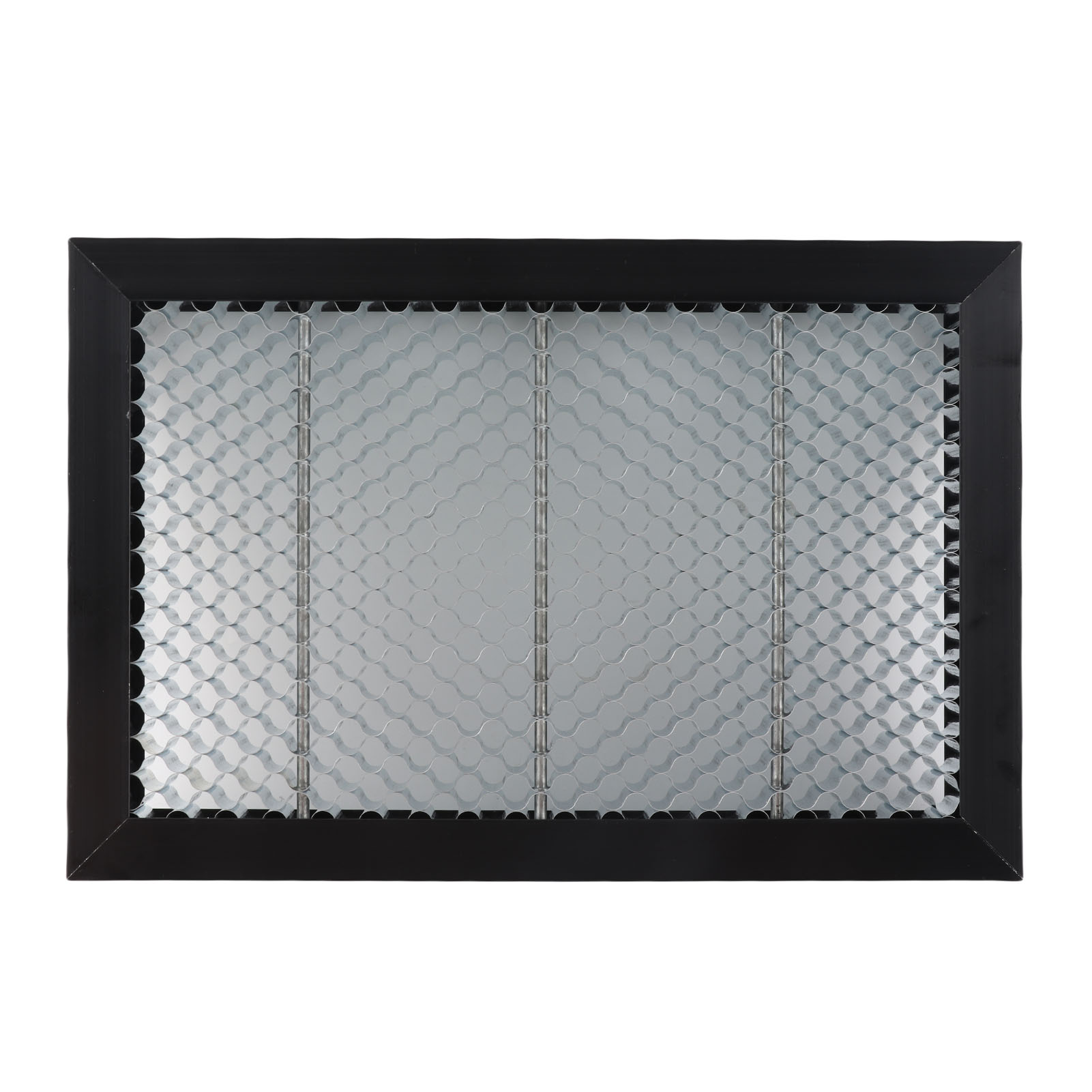 300 X 200 X 22 Mm Waben-laserschneidtisch Aus Schwarzem Eisen, Kompatibel Mit Co2-dioden, Präzisions-cnc