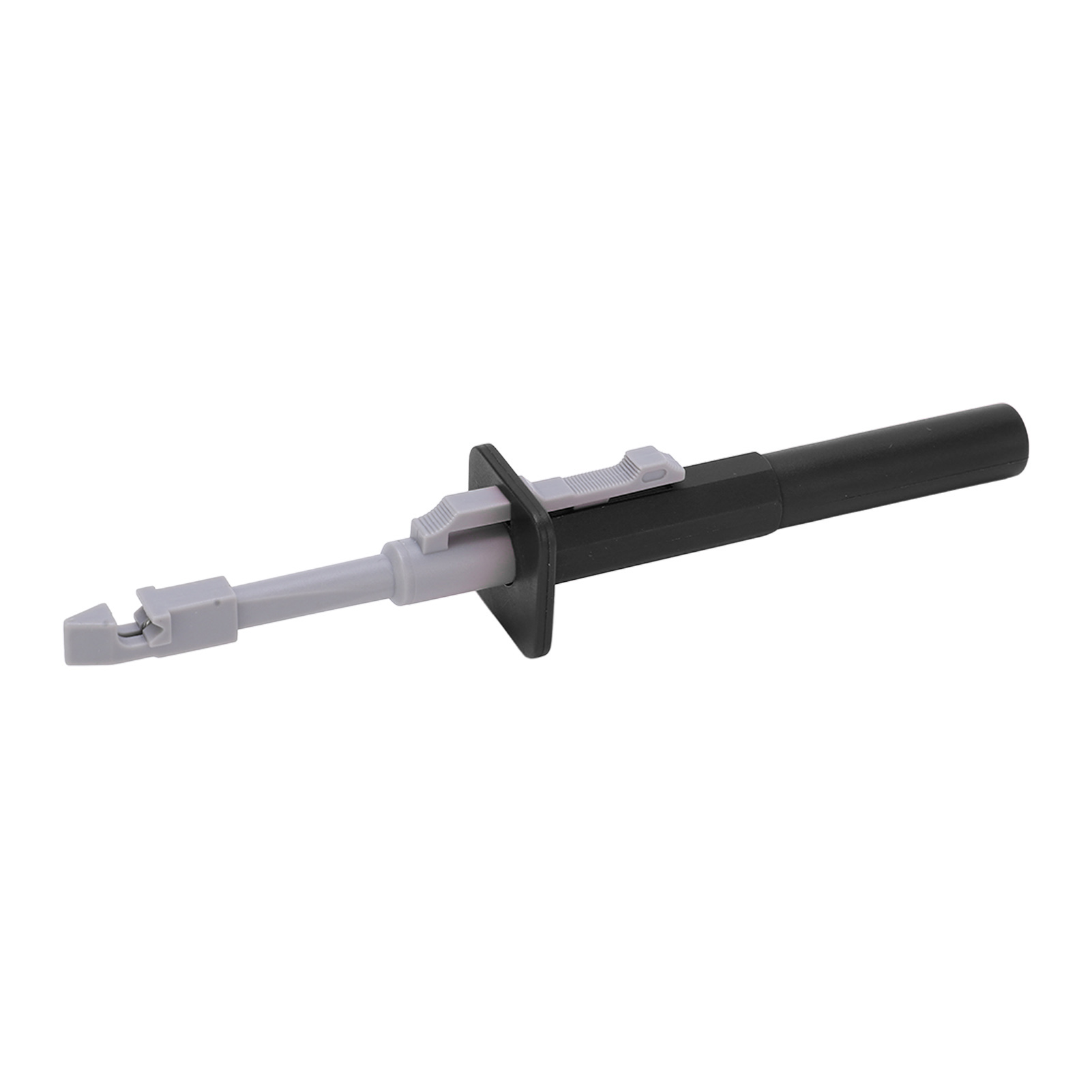 J.30020 Zerstörungsfreier, Unzerbrechlicher Prüfhaken Mit 4-mm-klinkenstecker Für Multimeter, Schwarz