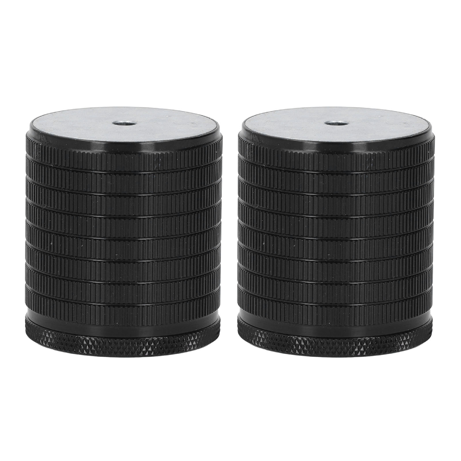 Stück Tischbeinerhöhungen, Möbel-sofa-stuhl-stütze, 43–75 Mm Höhenverstellbar, Glänzend Schwarz