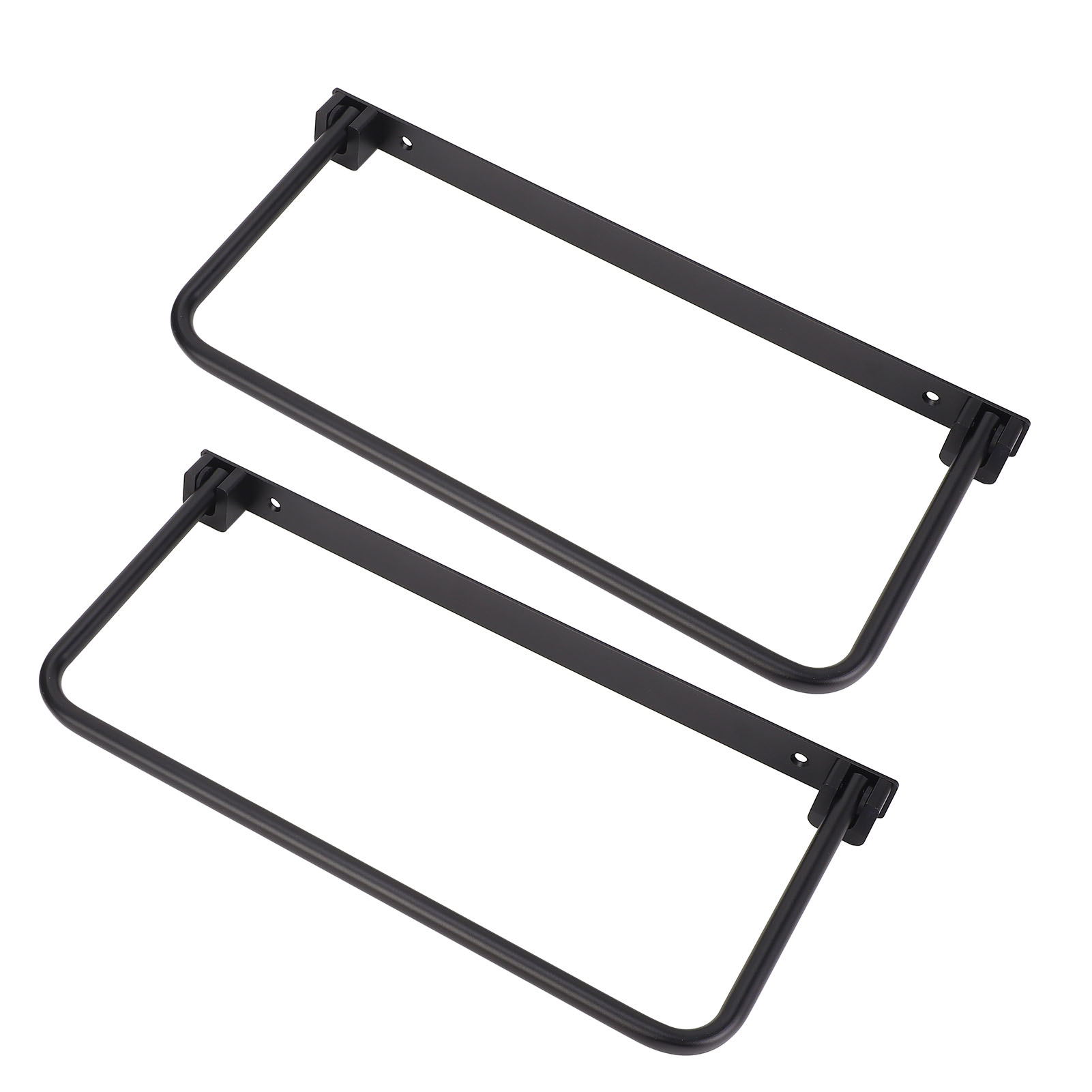 2er-set Klappbare Schuhregale Aus Aluminiumlegierung Für Wohnmobile, Wandmontierte, Platzsparende Aufbewahrung Für Hotel Oder Wohnzimmer, Schwarz