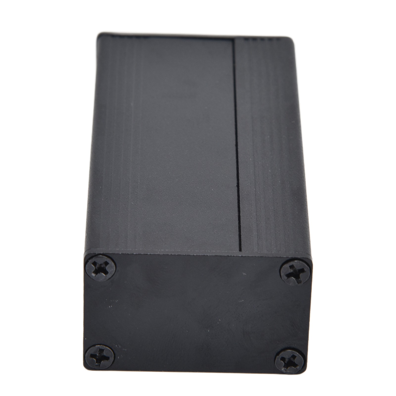 Gehäuse Aus Mattschwarzem Aluminium 6063-t5, 25 X 40 X 80 Mm, Für Elektronik-bastelprojekte, Leiterplattengehäuse, Schutz, Wärmeableitung, 2 Schraubenabdeckungen