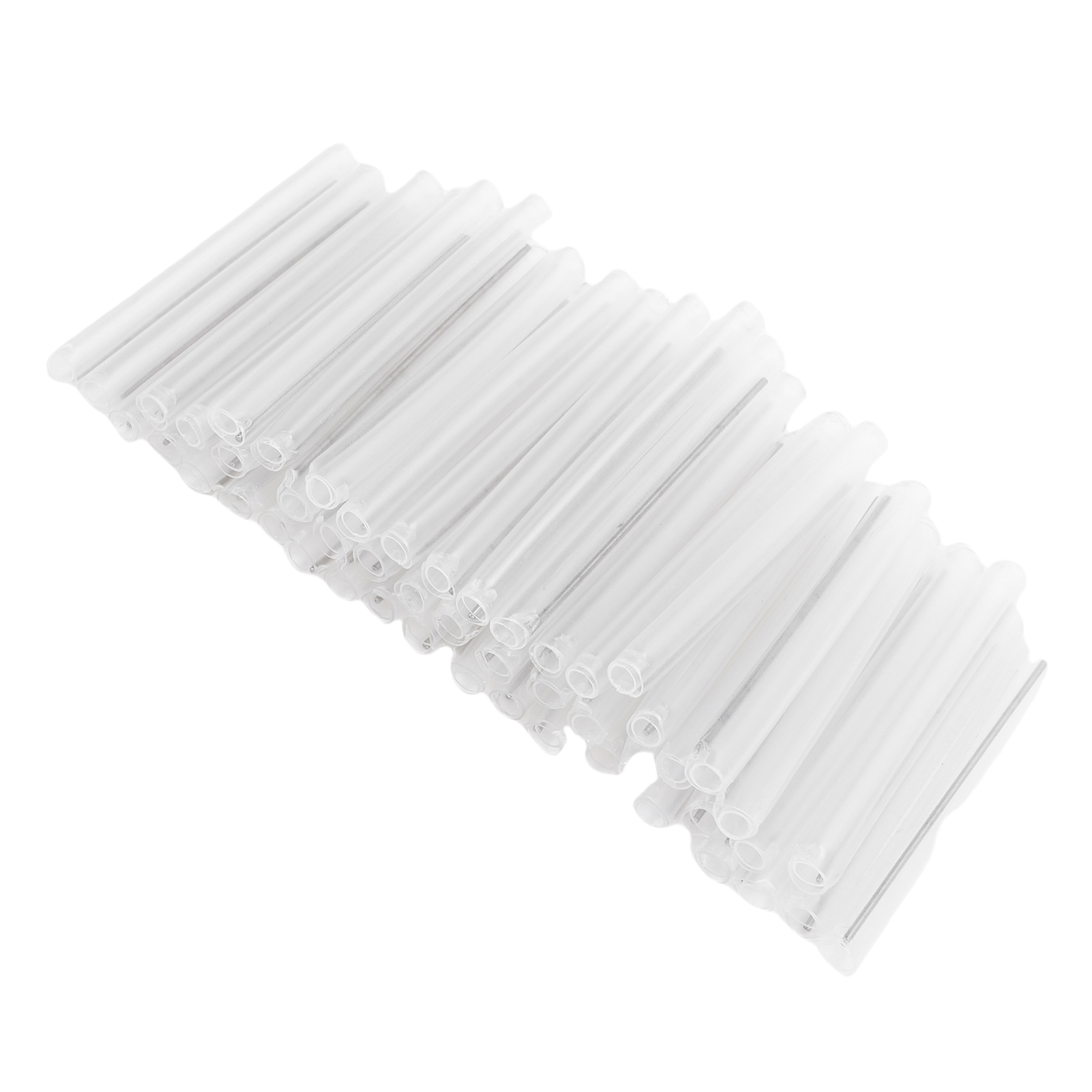 200 Stück Transparente Schrumpfschläuche Für Glasfaser-pigtail-spleißverbindungen Mit Einzelner Stahlnadel, 60 X 5 X 3,8 Mm