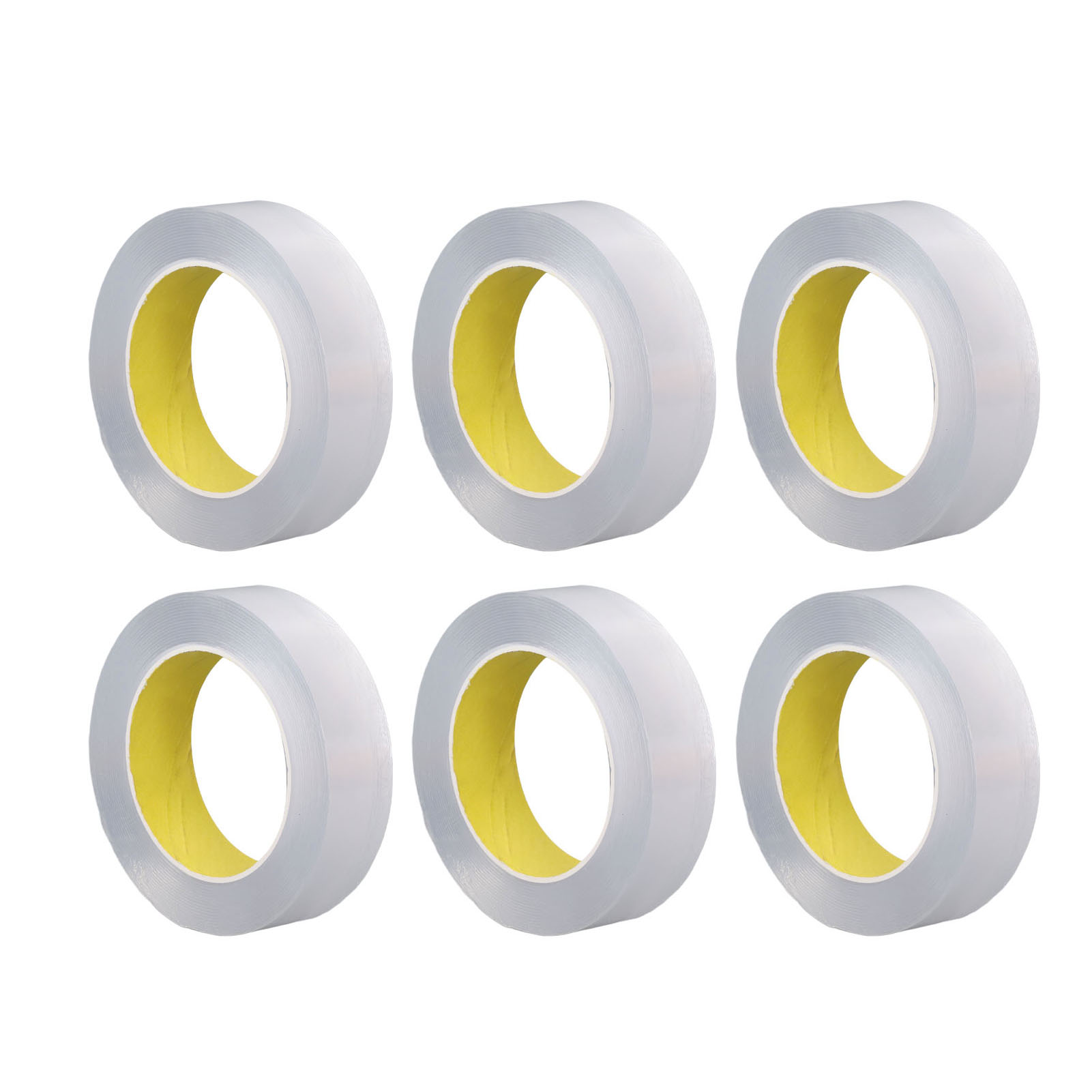 Packung Mit 10 Rollen 0,1 Mm Dickem, Starkem, Transparentem Acryl-doppelklebeband Zur Befestigung Von Bilderrahmen Und Postern