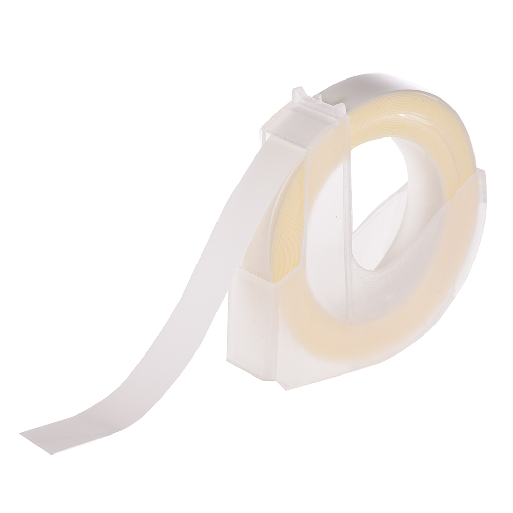 3d-geprägtes Kunststoff-etikettenband, Nachfüllpackung Für Dymo Etikettendrucker 12965 1610, 9,5 Mm X 3 M, 1 Rolle, Transparent