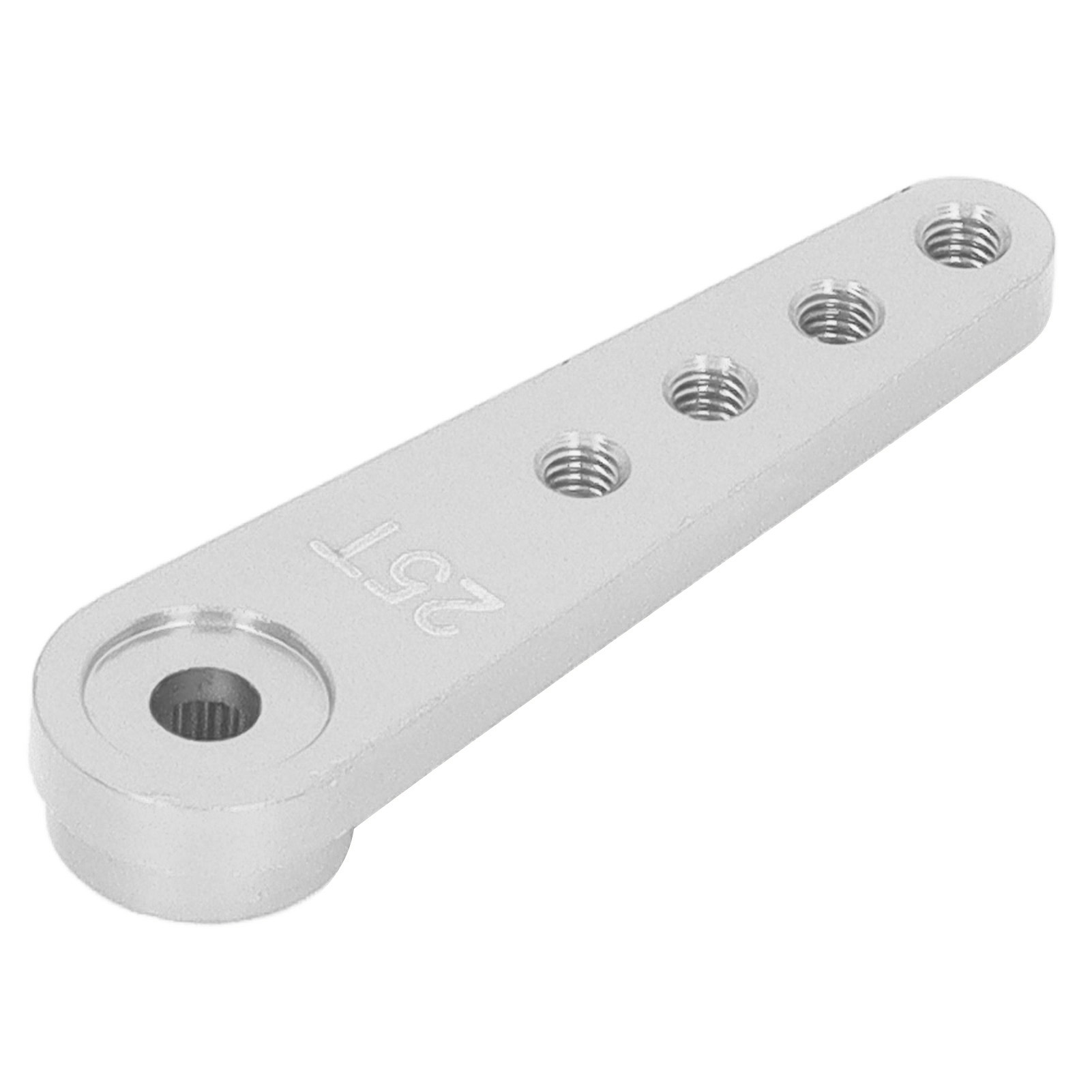 Servolenkarm Aus Silberfarbenem Aluminium, 25 Zähne, Universell Verlängert, 1/8 1/10, Einseitig