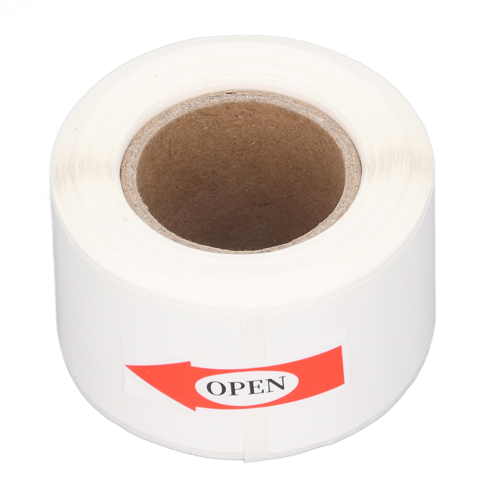 Rolle Wasserfeste, Ölbeständige, Tintenfreie Thermotransfer-kabeletiketten, 25 X 38 Mm, 40 Mm Schaft, 100 Stück, Weiß, Für Glasfasernetze