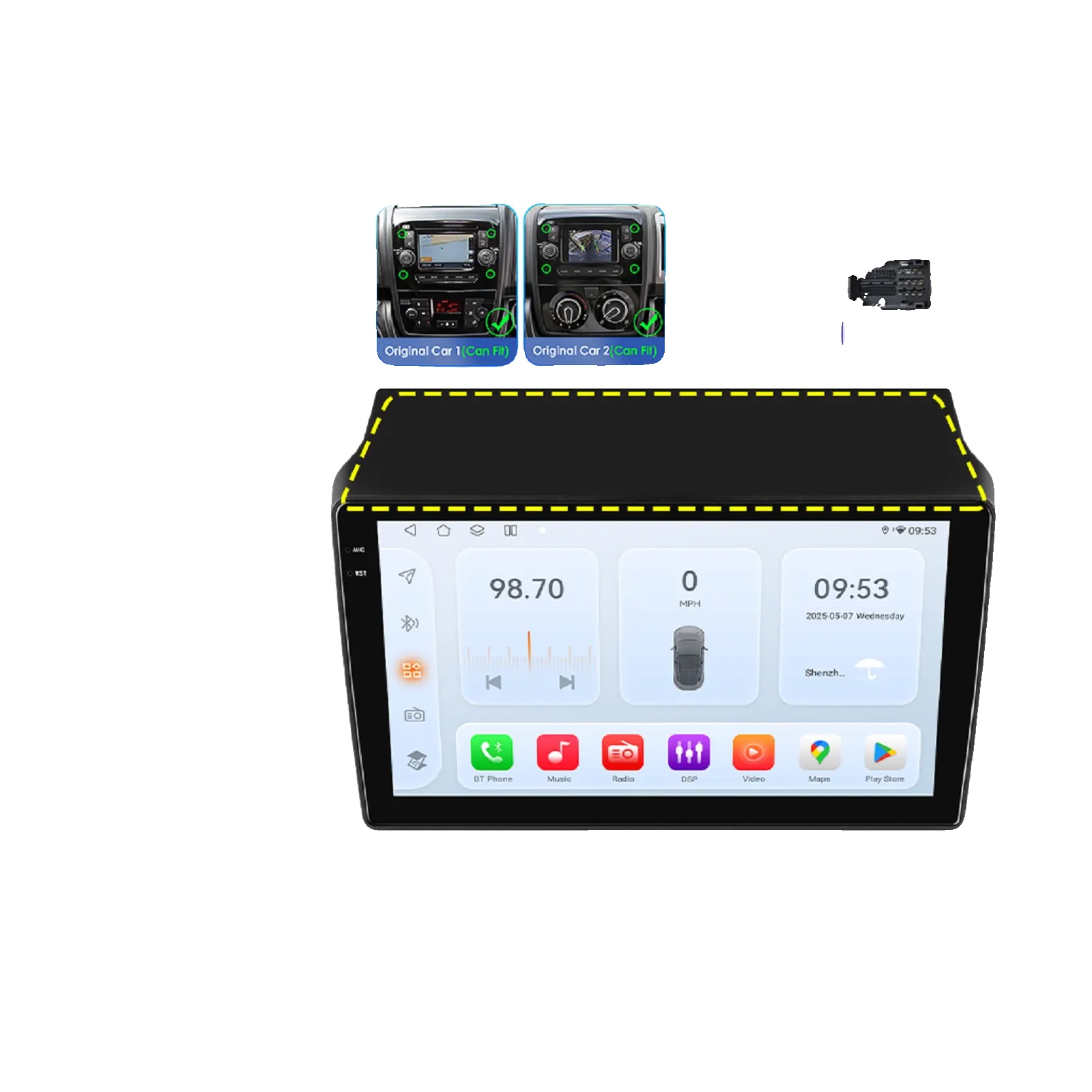 Carplay, Intelligente Konnektivität, Kompatibel Mit Fiat Ducato 3, Citroen Jumper 2, Peugeot Boxer 2 2016 - 2022, Qs8 (8gb 128gb)-typ B