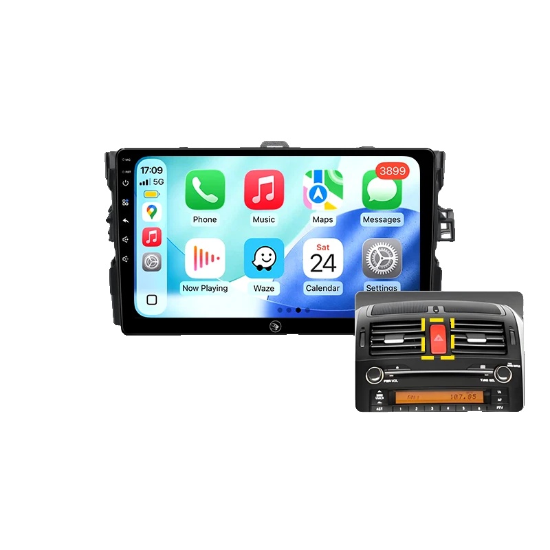 Autoradio, Touchscreen, Multi-geräte-kompatibilität, Kompatibel Mit Toyota Corolla Auris E140 E150, N2 Linux Auris