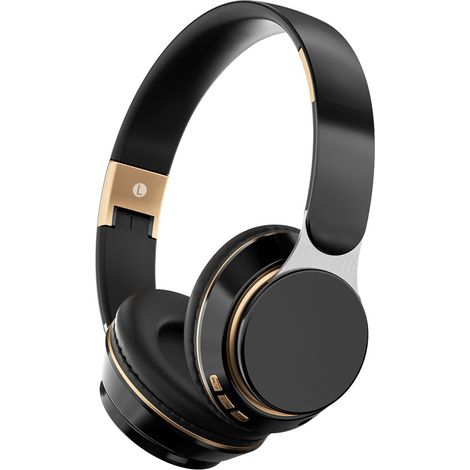 Kabelloser Bluetooth-over-ear-kopfhörer, Aktive Geräuschunterdrückung (20 Db), 22 Stunden Akkulaufzeit, Bedientasten, Integriertes Mikrofon, Usb-c-ladeanschluss, Schwarz